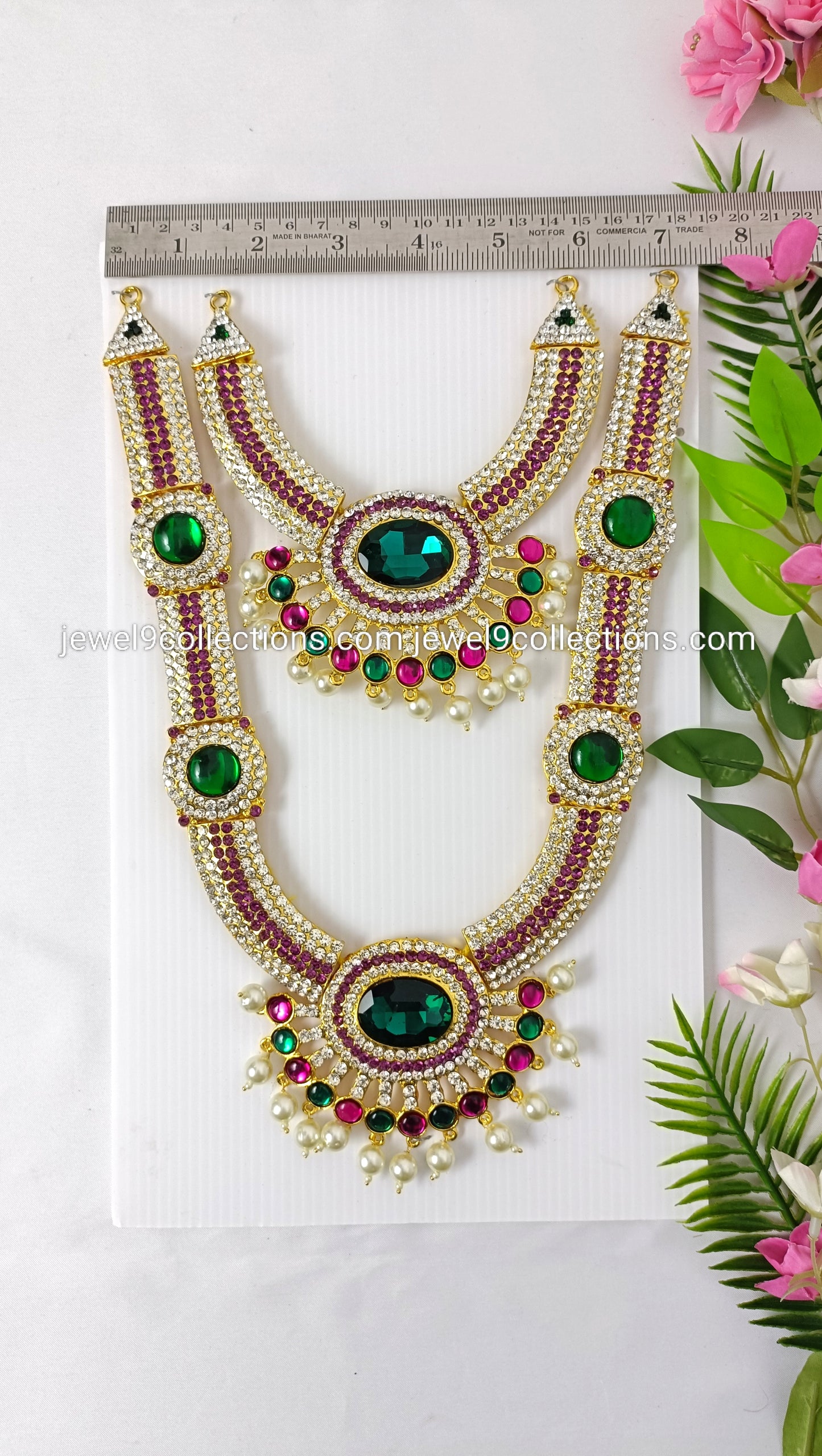 Varalakshmi Two Step Long Necklace 12 inches