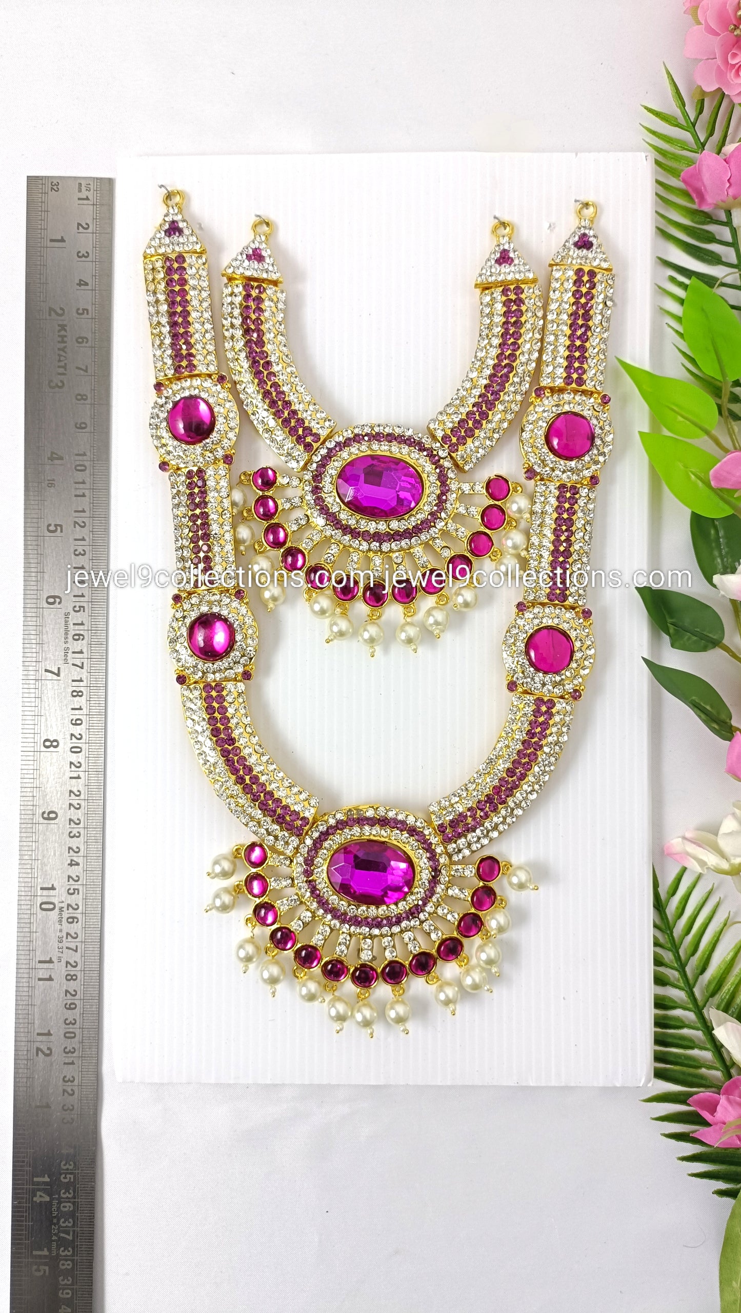 Elegant touched long goddess necklace