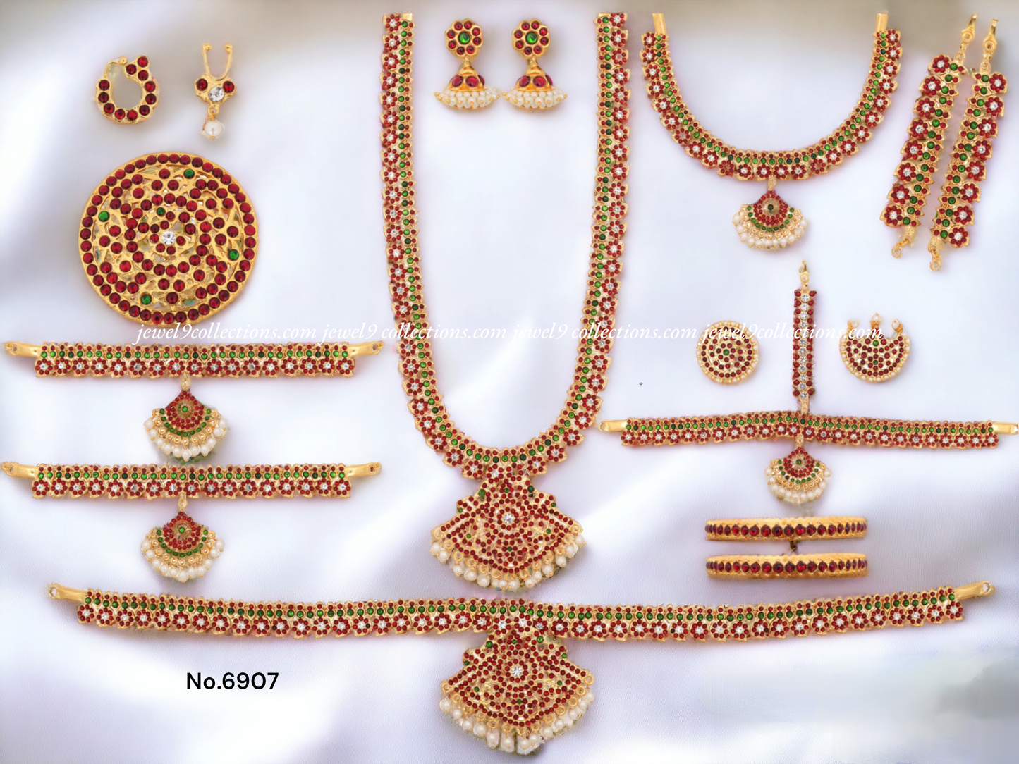 Mango Design Bharatanatyam Dance Set