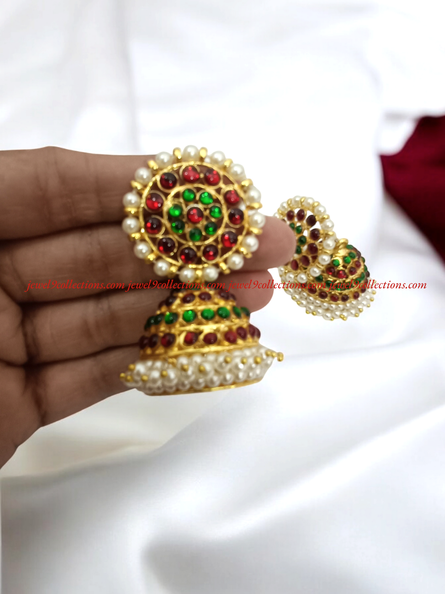 Bis Size Bharatanatyam Jhumka By Jewel9Collections