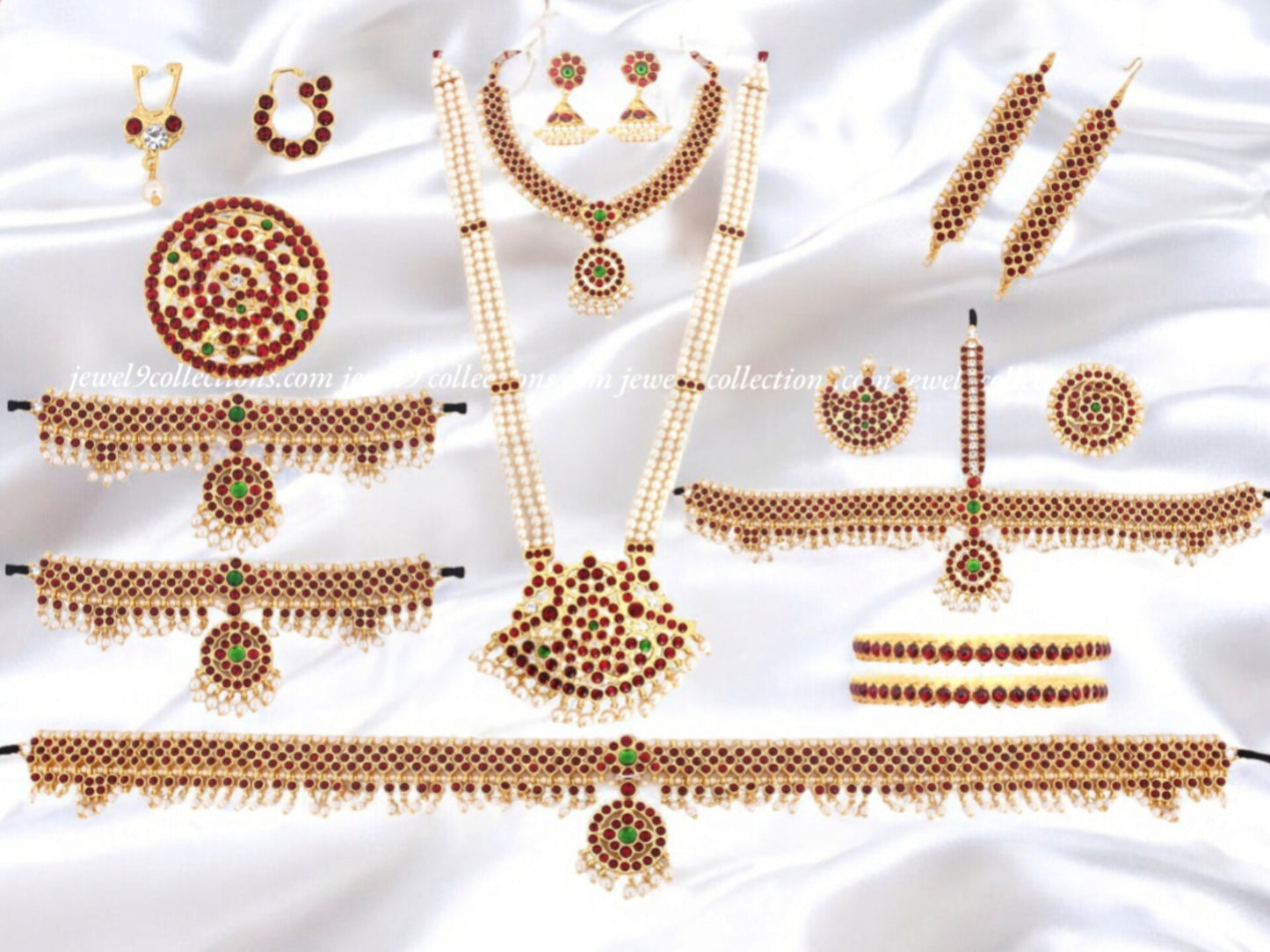 Bharatanatyam Dance Set- Jewel9Collections