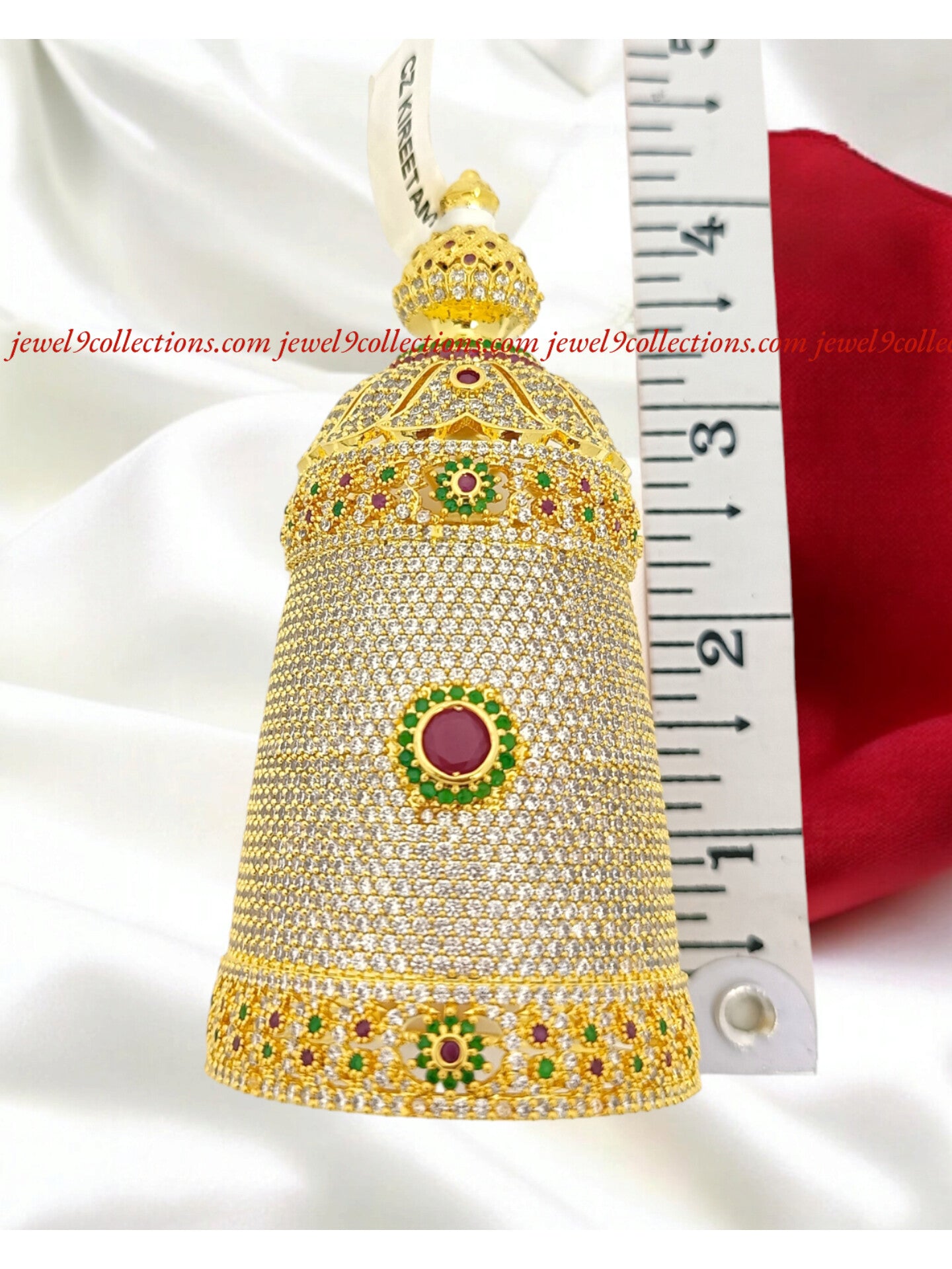 white Stone God Goddess Crown 4 inch h * 6 inch Full Round