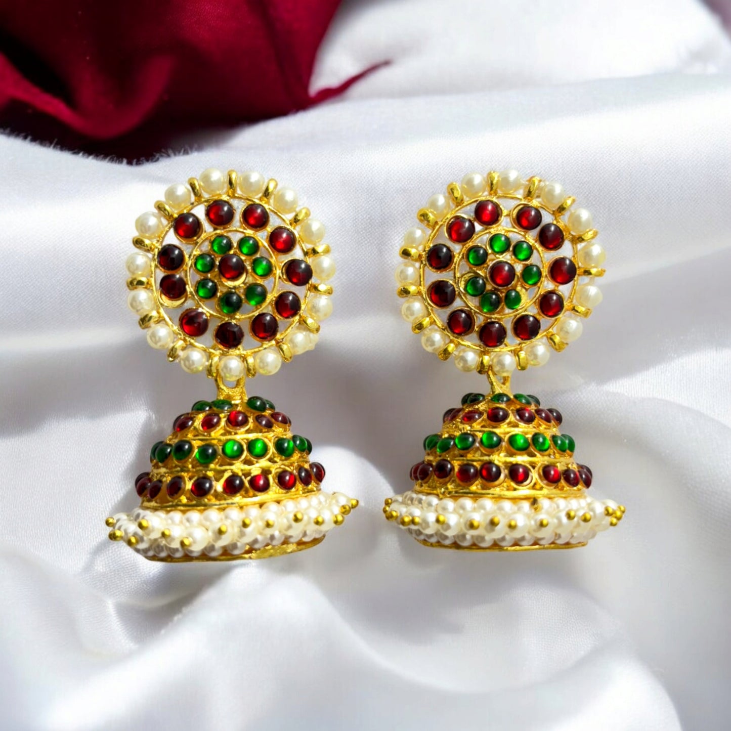 Bis Size Bharatanatyam Jhumka By Jewel9Collections