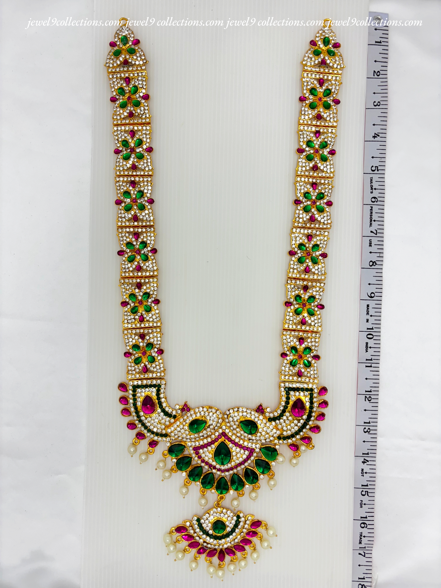 Shop Now Traditional Indian Diety Hindu God Temple Jewellery Long Haar - Haram Jewel9collections