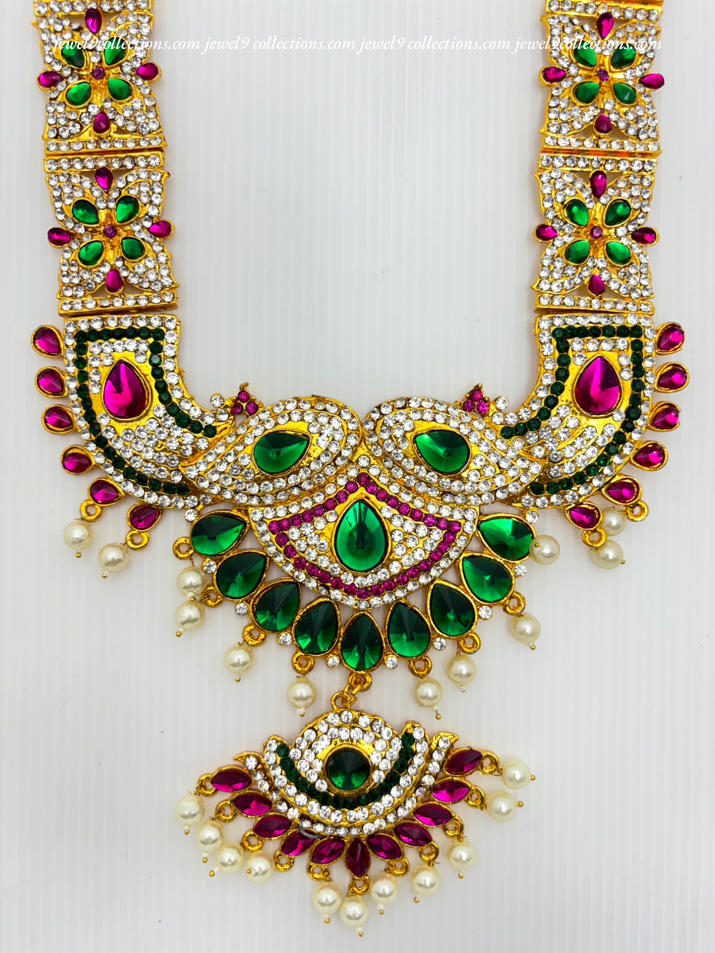 Shop Now Traditional Indian Diety Hindu God Temple Jewellery Long Haar - Haram Jewel9collections