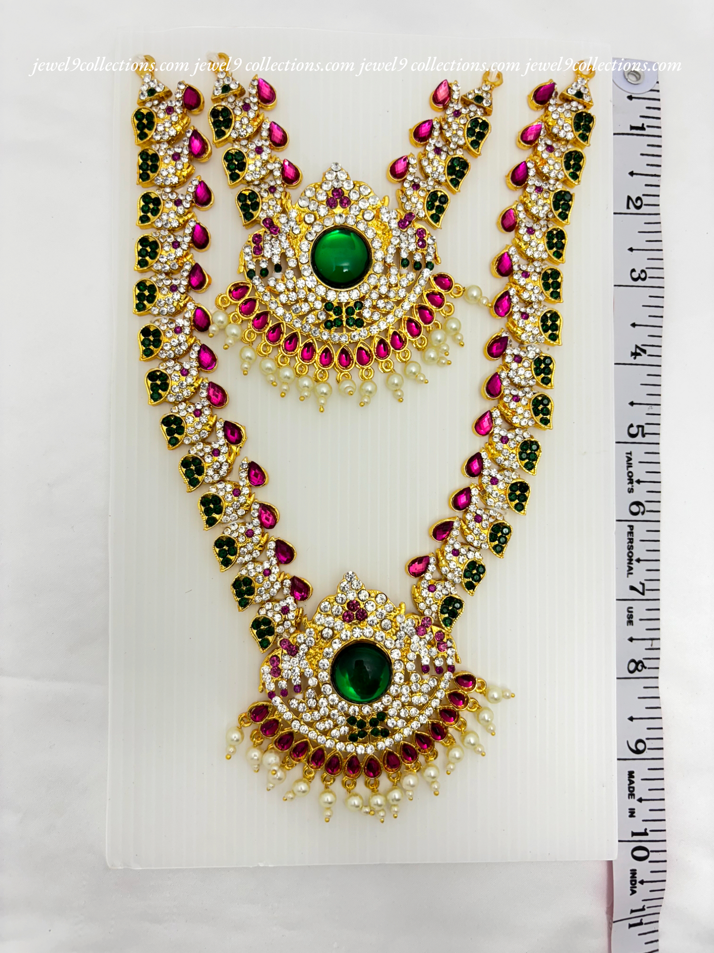Divine Goddess long Haram Necklace Exquisite Necklace for Sacred Adornments