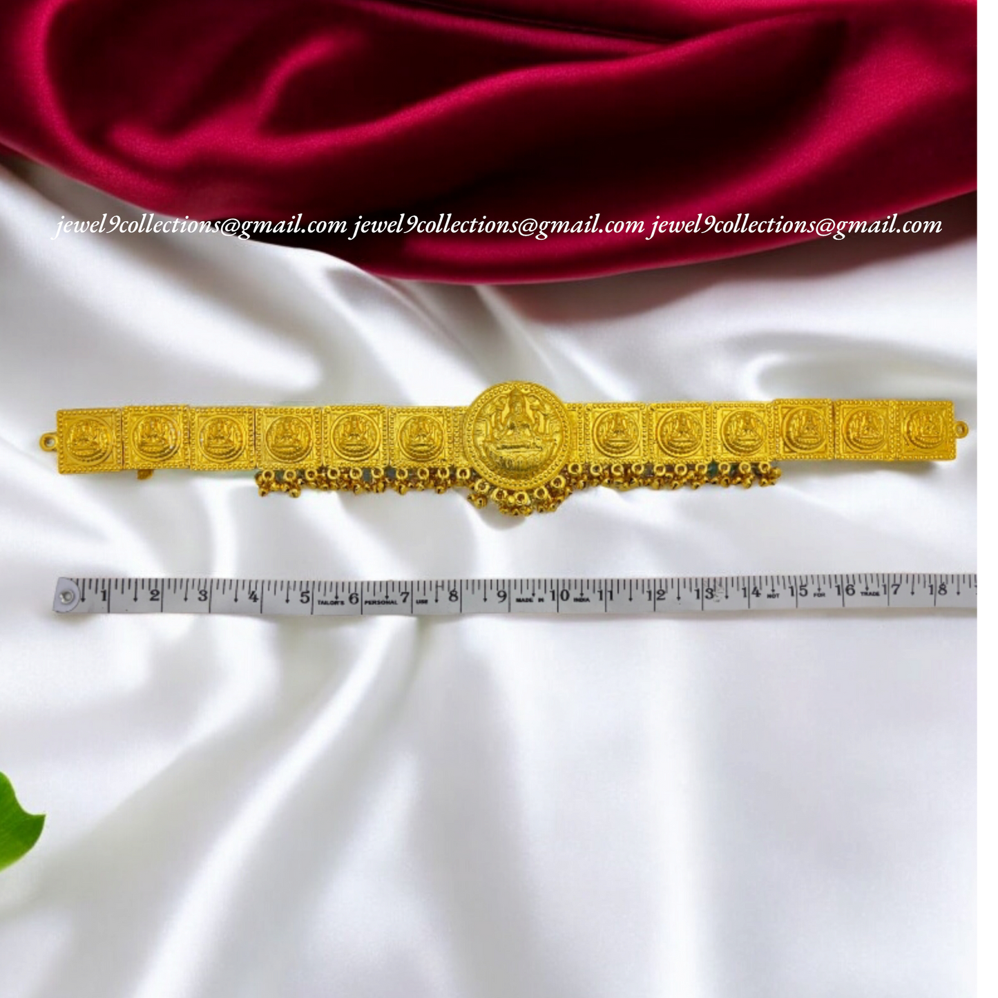 Bharatanatyam Dance Hip Belt - Vadiyanam Divine Temple Jewelry