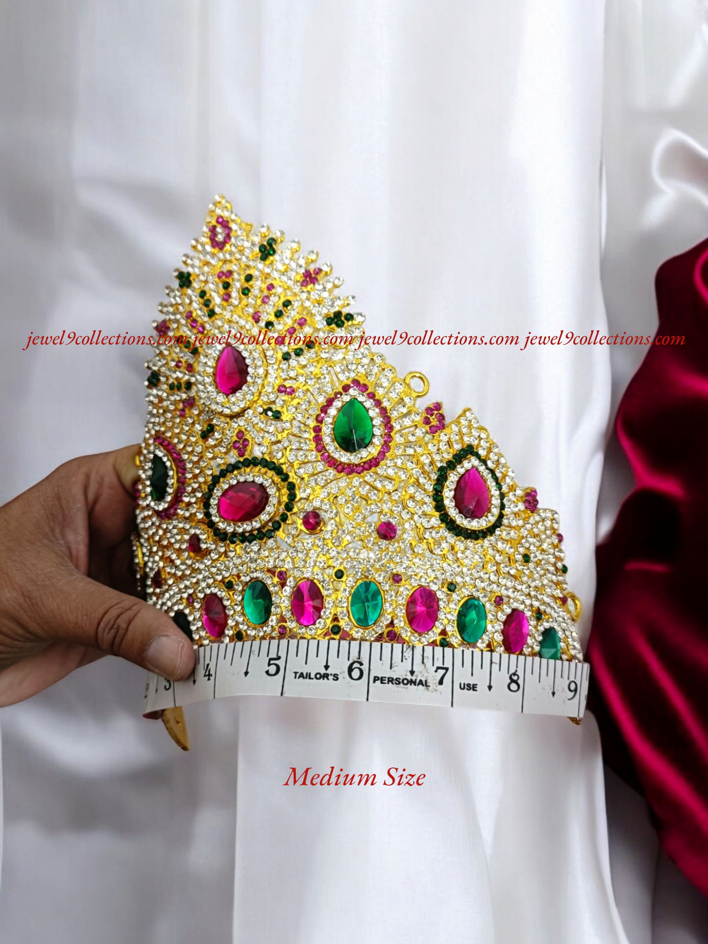 Traditional Mukut Kireetam for Deity