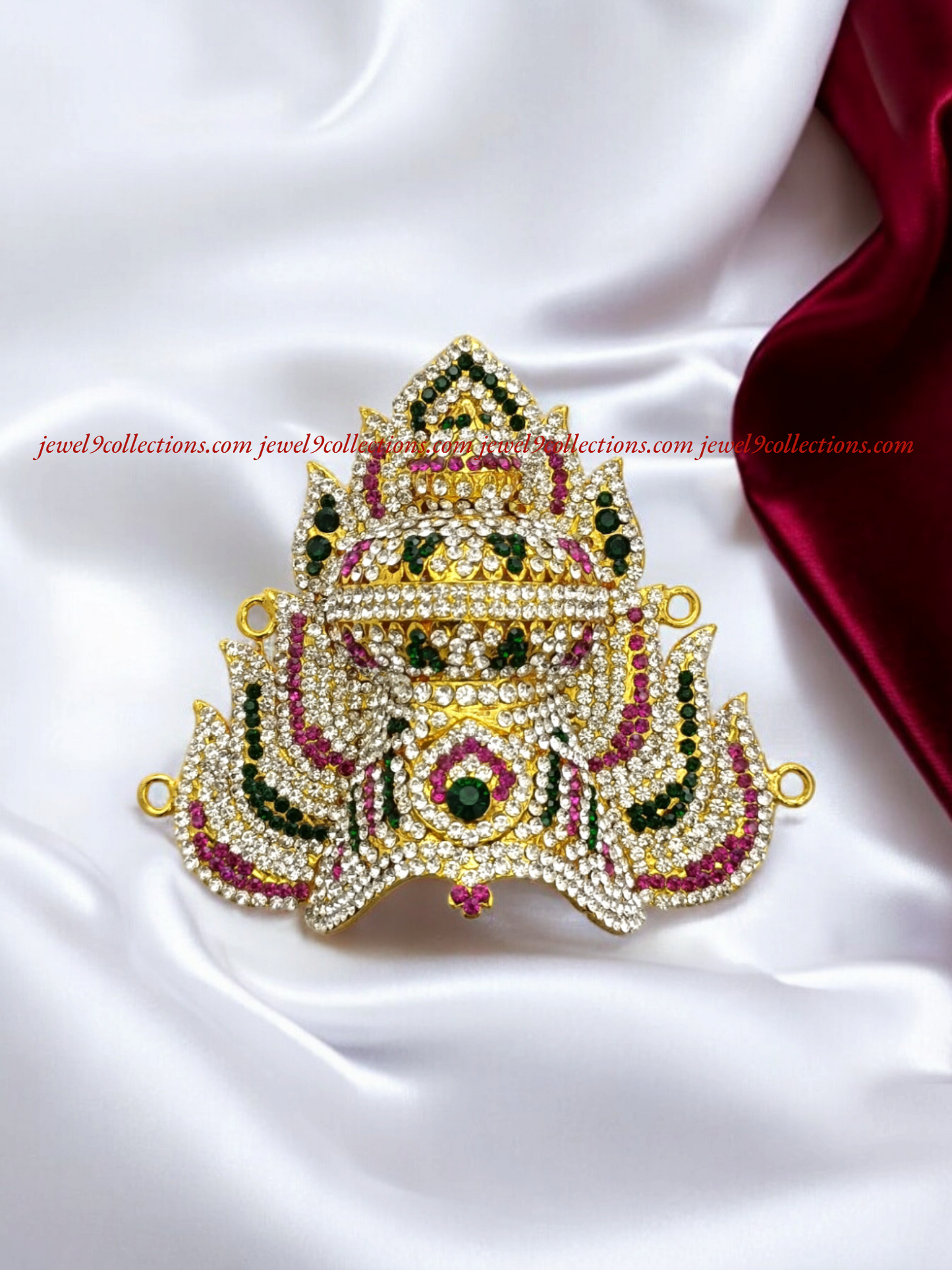 Ornamental Crown Kiretam For Goddess Deity
