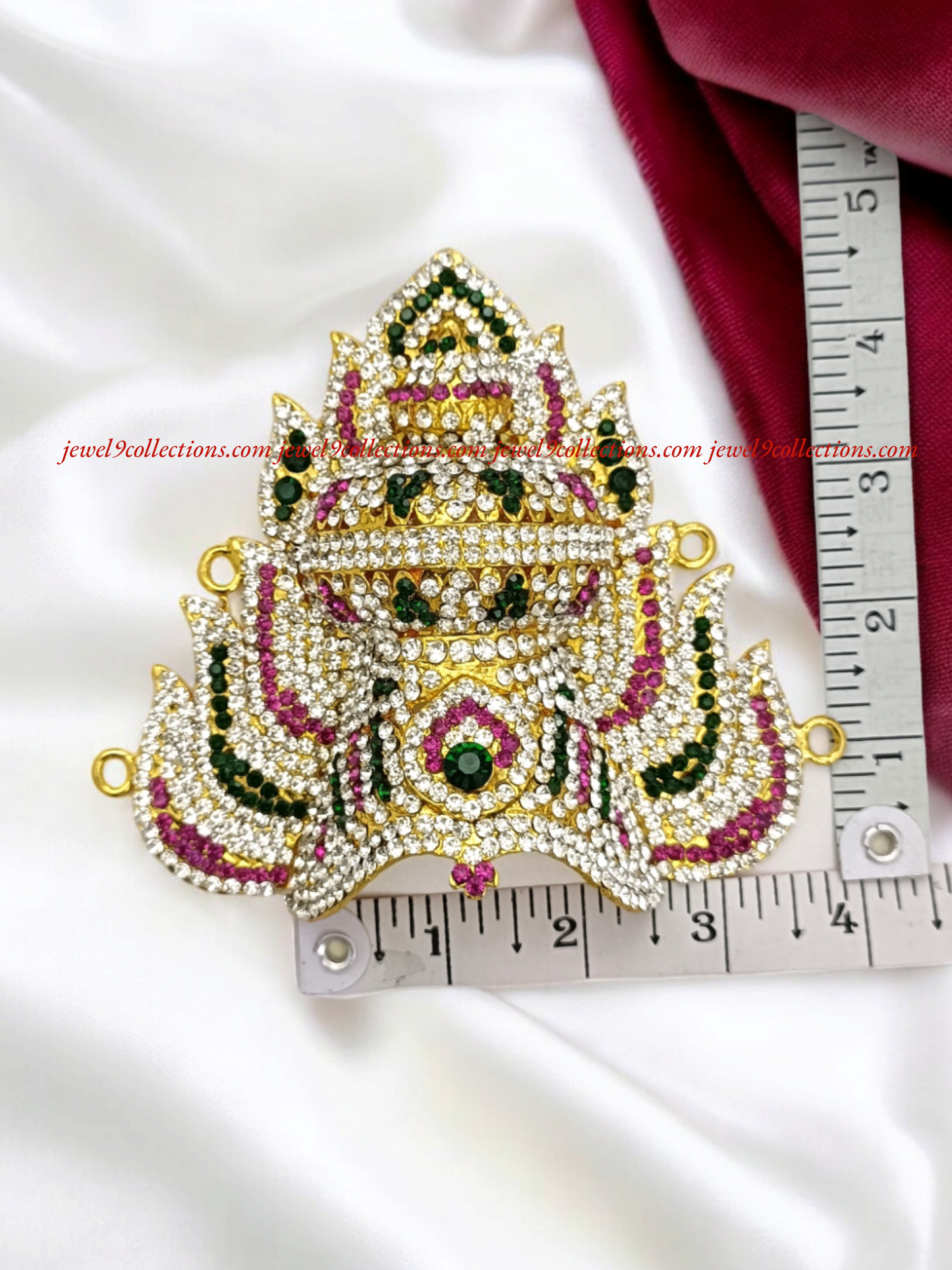 Ornamental Crown Kiretam For Goddess Deity