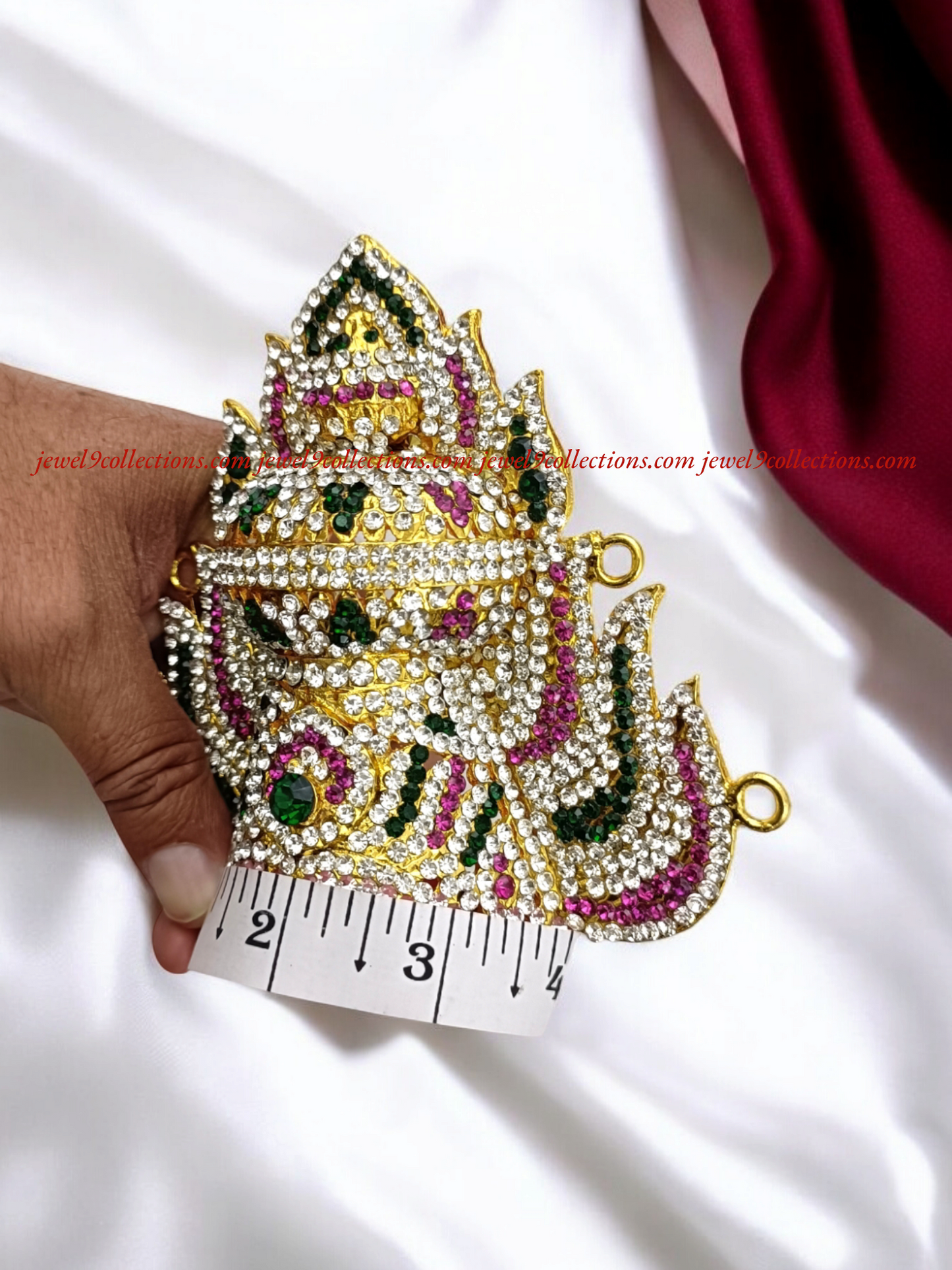 Ornamental Crown Kiretam For Goddess Deity