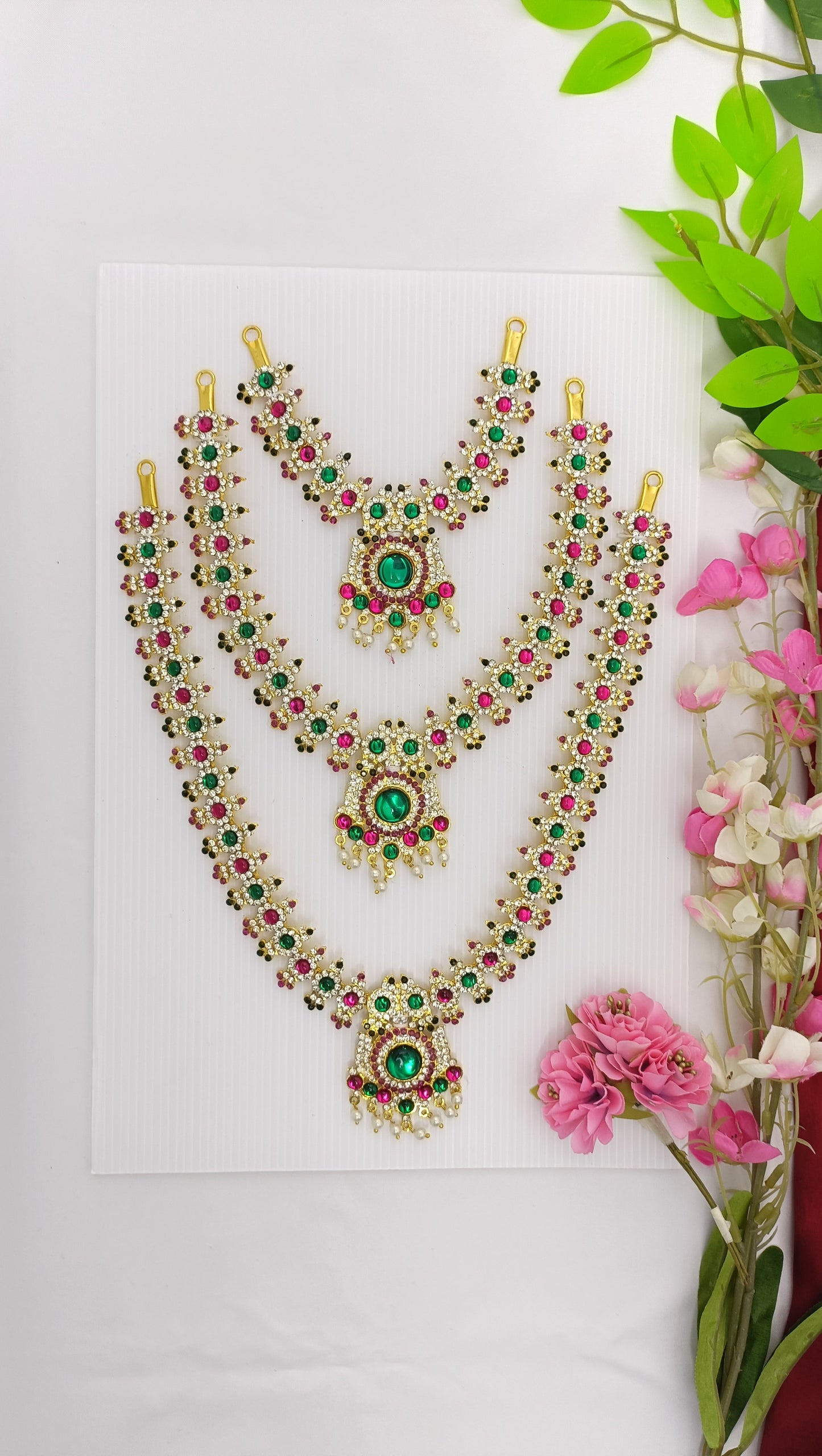 Timeless Beauty with 3 Layers Antique Long Necklace