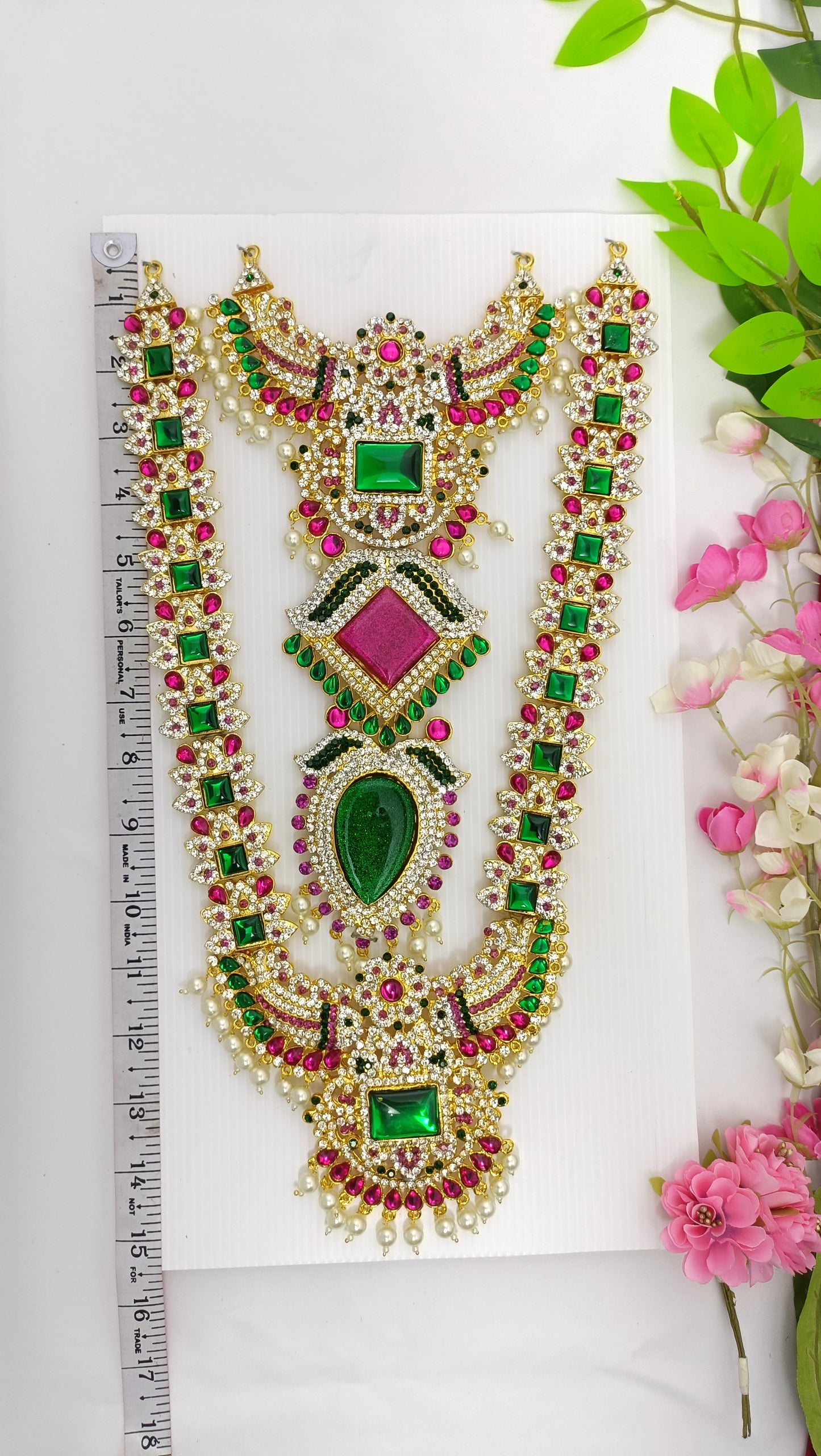 Traditional God & Goddess Long Necklace 15 inch