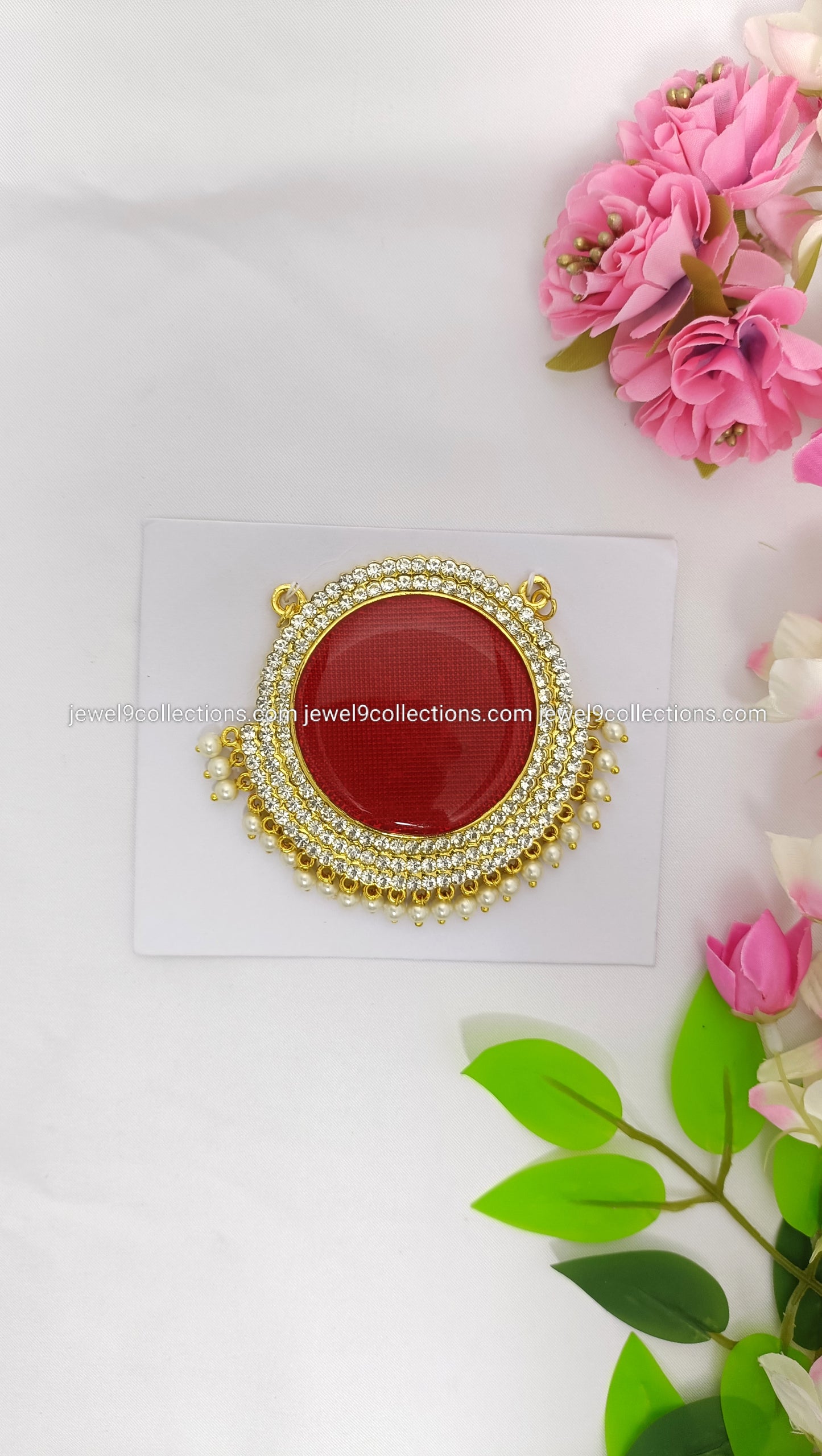 Balaji pendent H-3 # W-3.5 Red colour