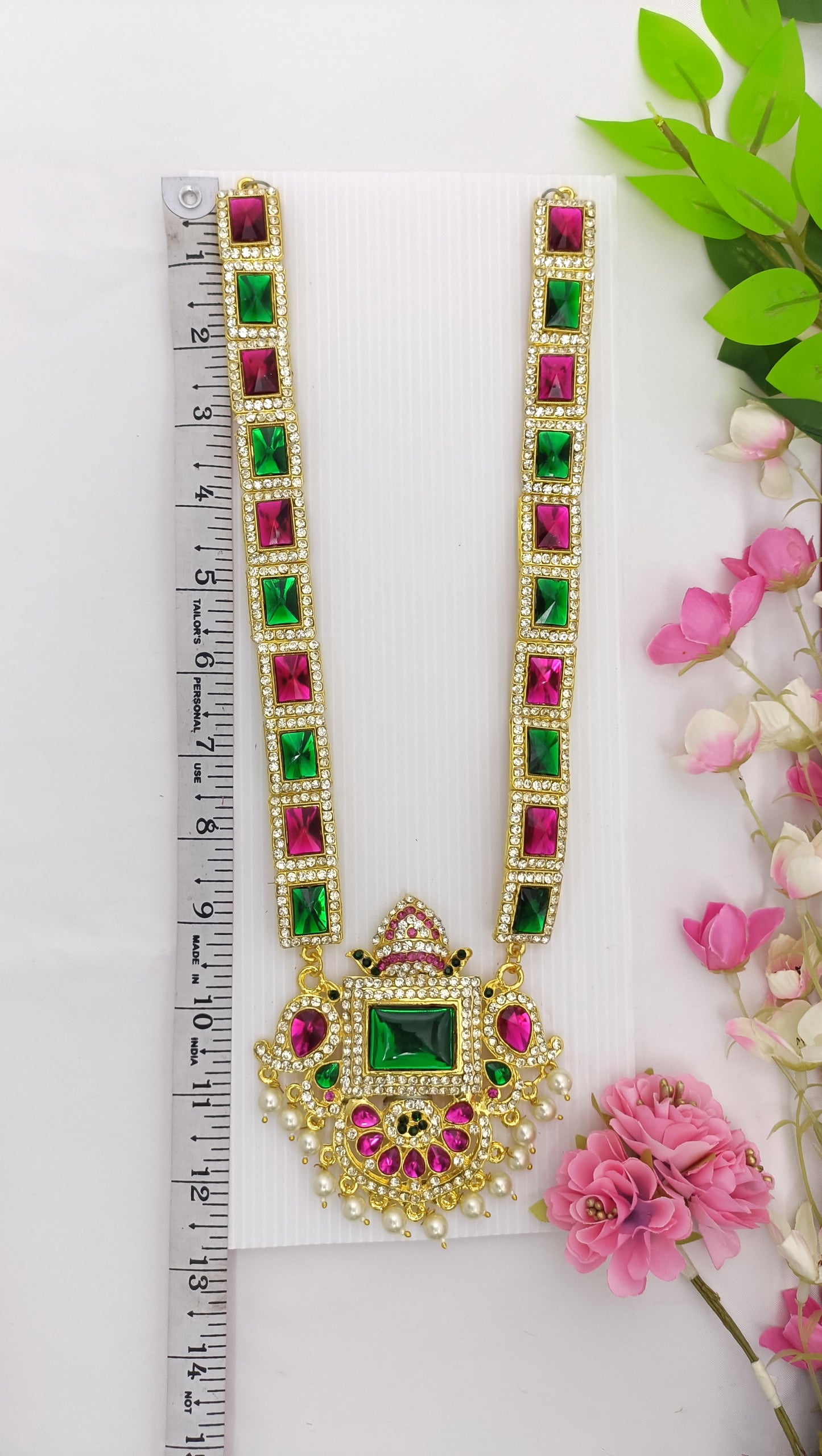 Traditional Kundan Long Harams-Jewel9collections