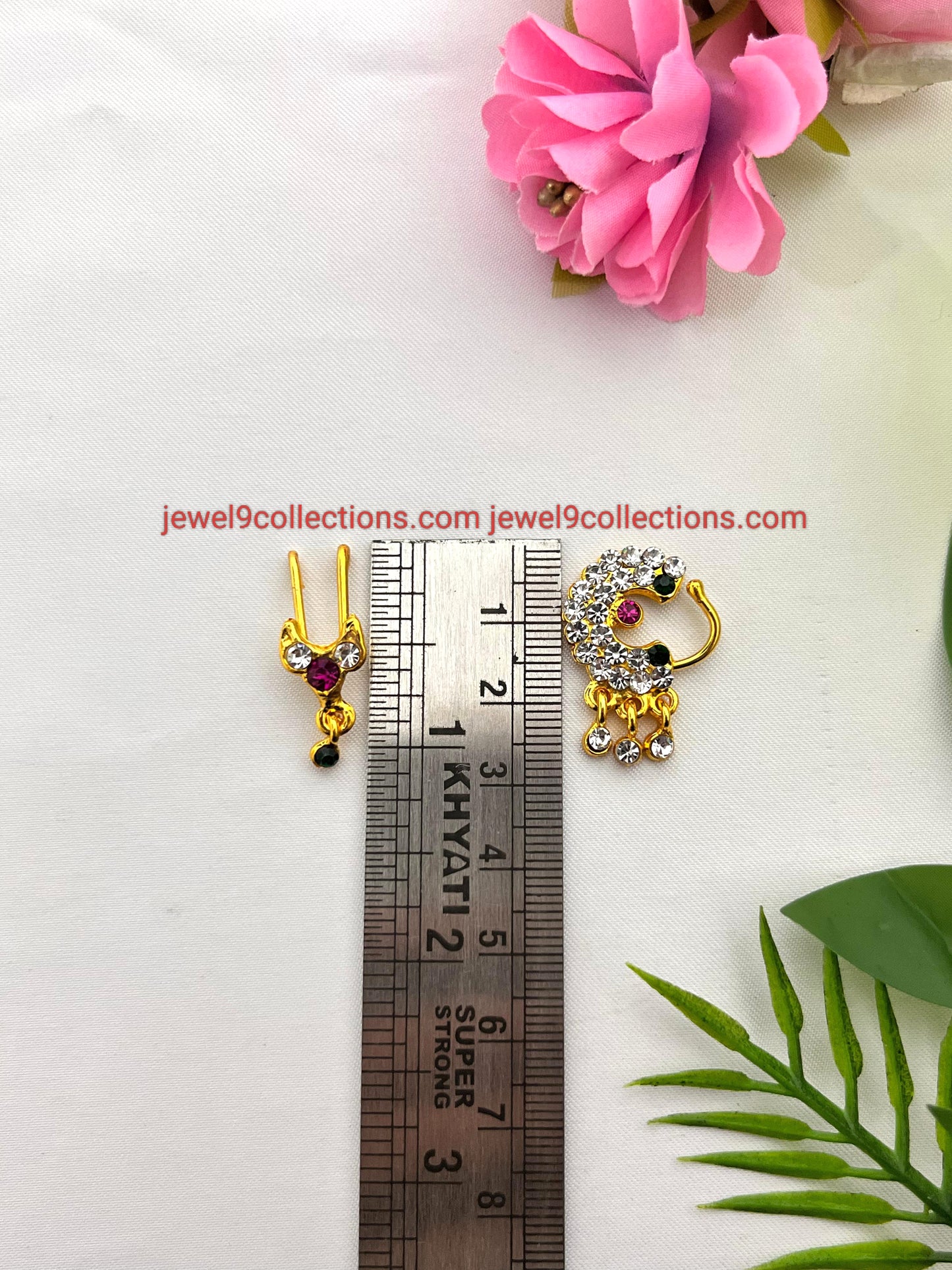 God & Goddess and Bharatanatyam Nose Ring