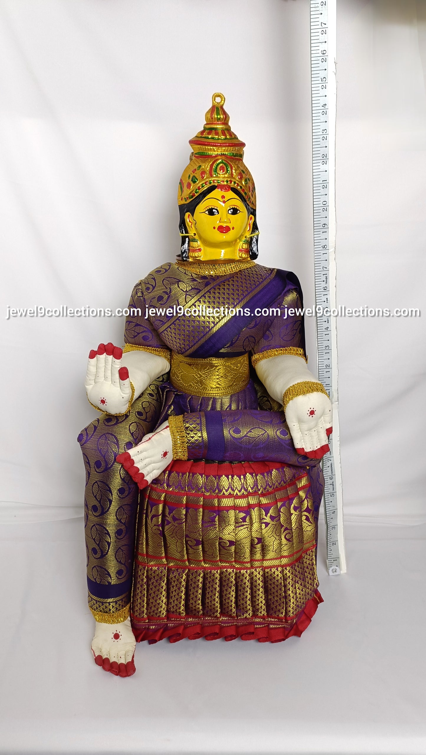 Varalakshmi Amman doll 24 inches violet colour