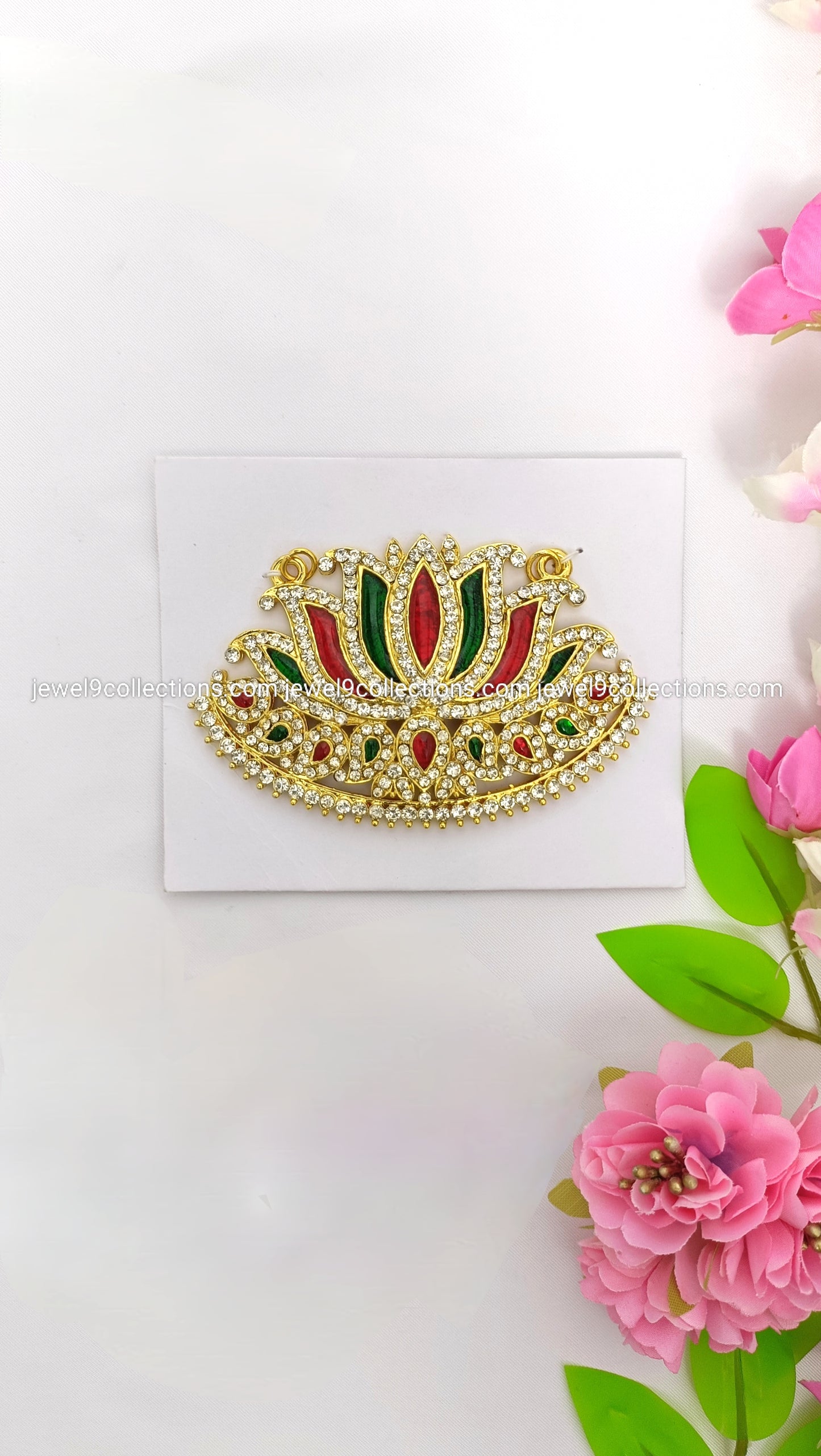 Lakshmi Lotus pendant surprise H-2.5 # W-4 inch