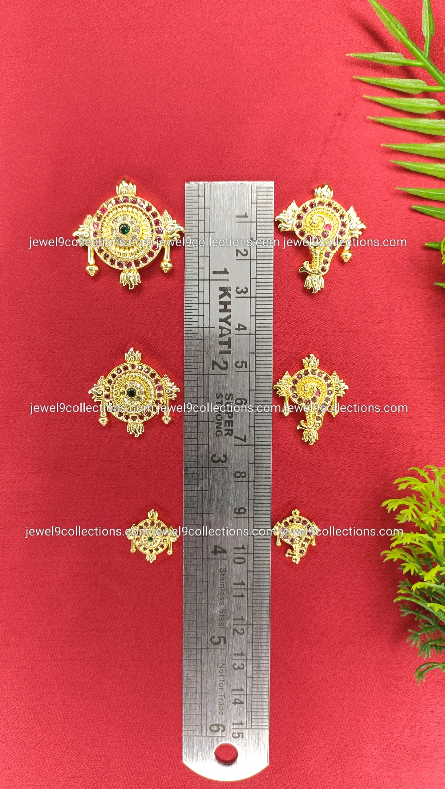 AD stone Shankar Chakram small size