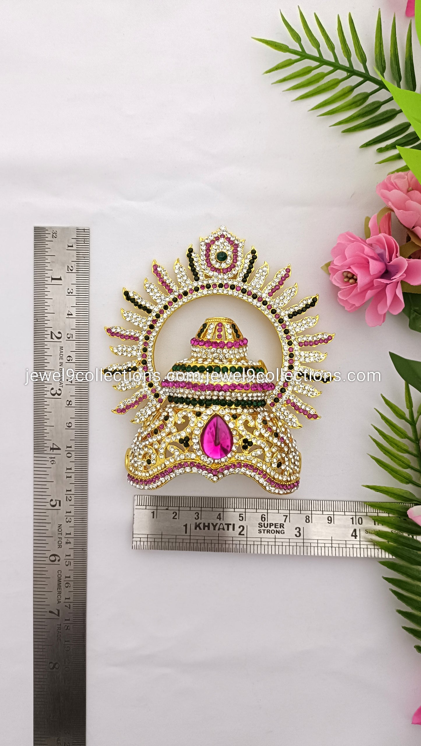 Varalakshmi Ammavari Kireetam Small Size 4.5 inch height 3 inches wide