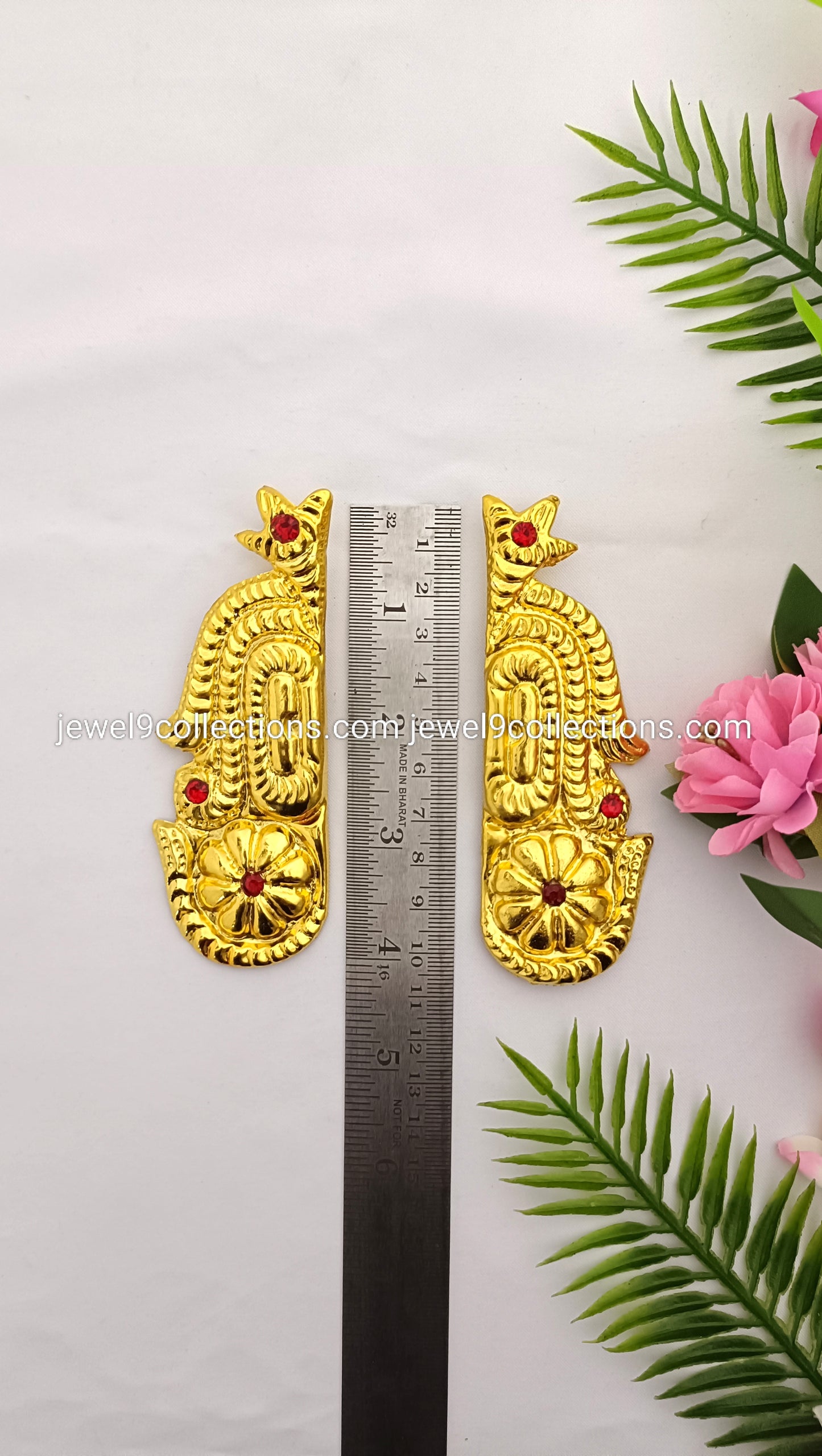 Amman Karna Pathakam - Earrings Gold Plated