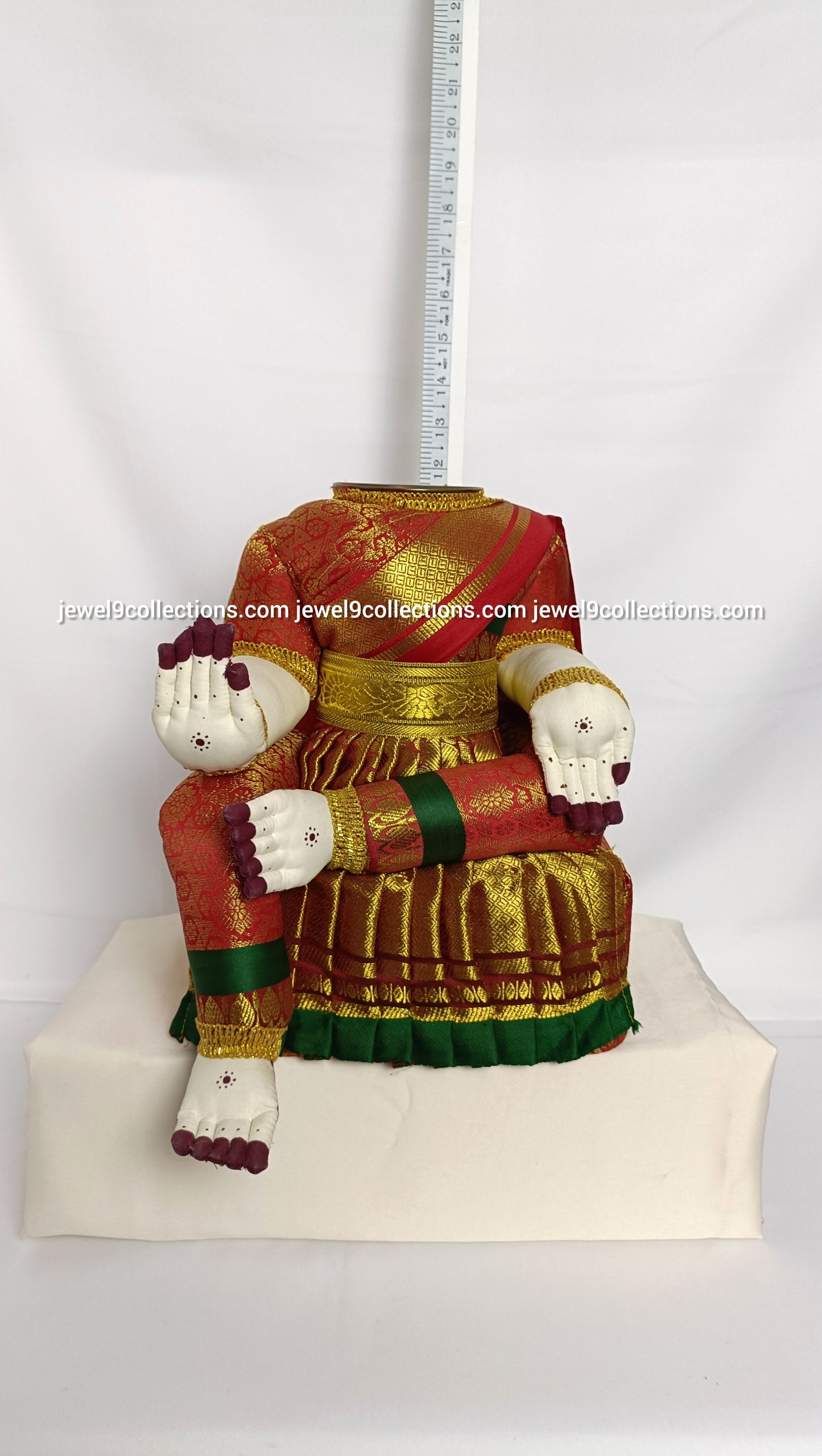 Varalakshmi vratham Idol Red colour 12 inches