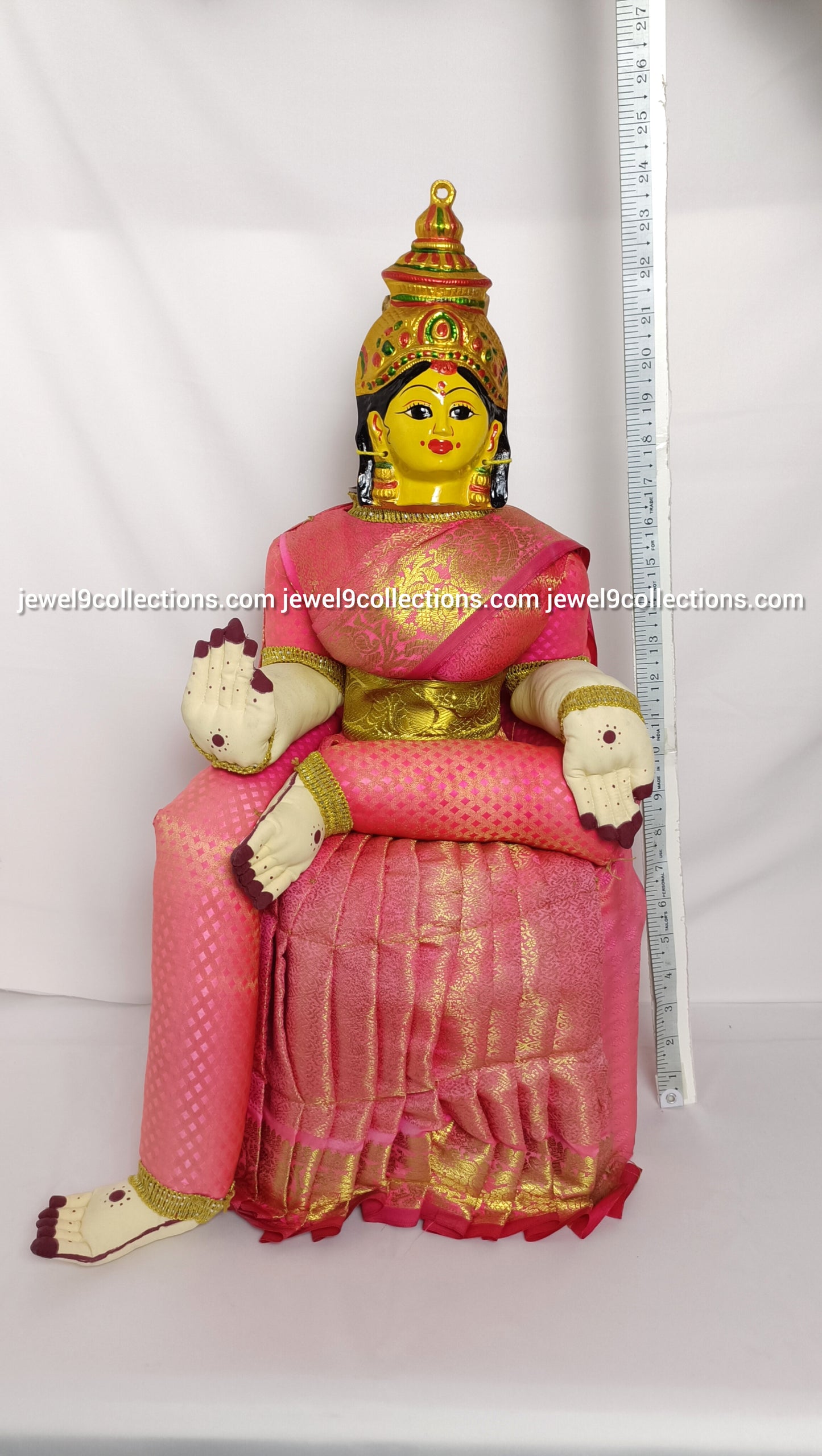 Goddess Varalakshmi vratham Idol Pink Colour