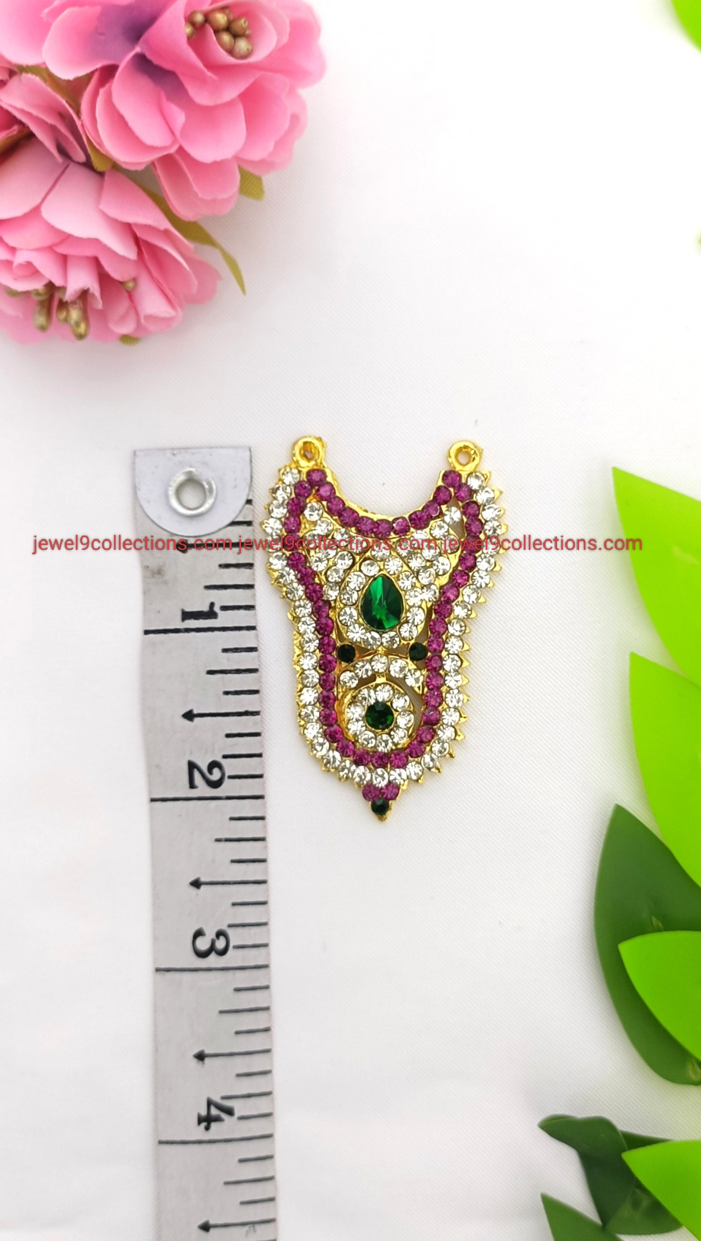 Traditional Short Necklace for Hindu Deity 2 Inch