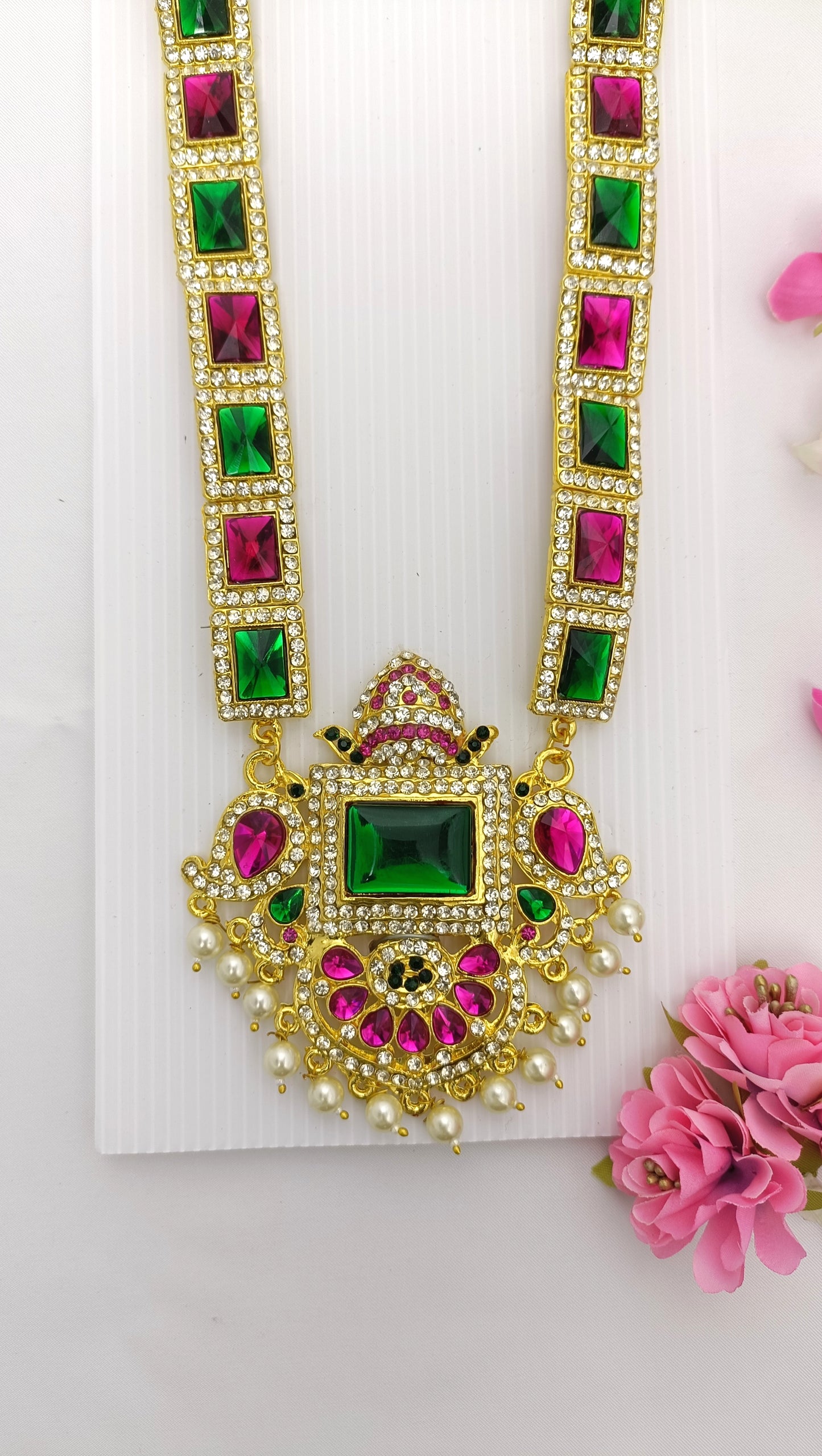 Traditional Kundan Long Harams-Jewel9collections