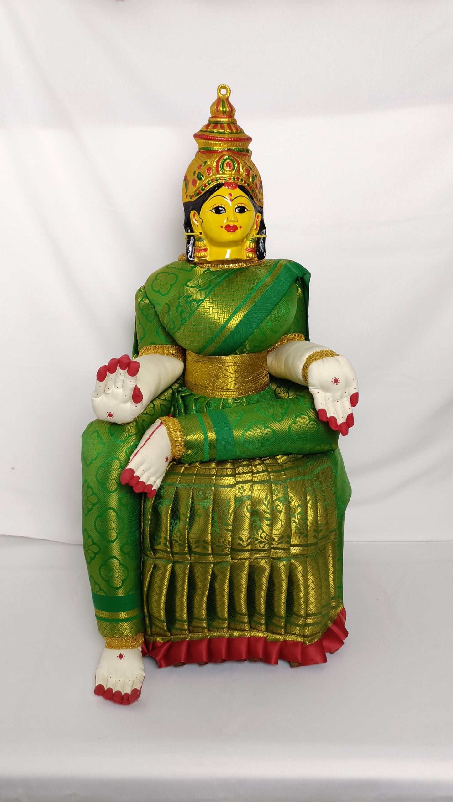 Varalakshmi Vratham Pooja Doll 24" inches Green