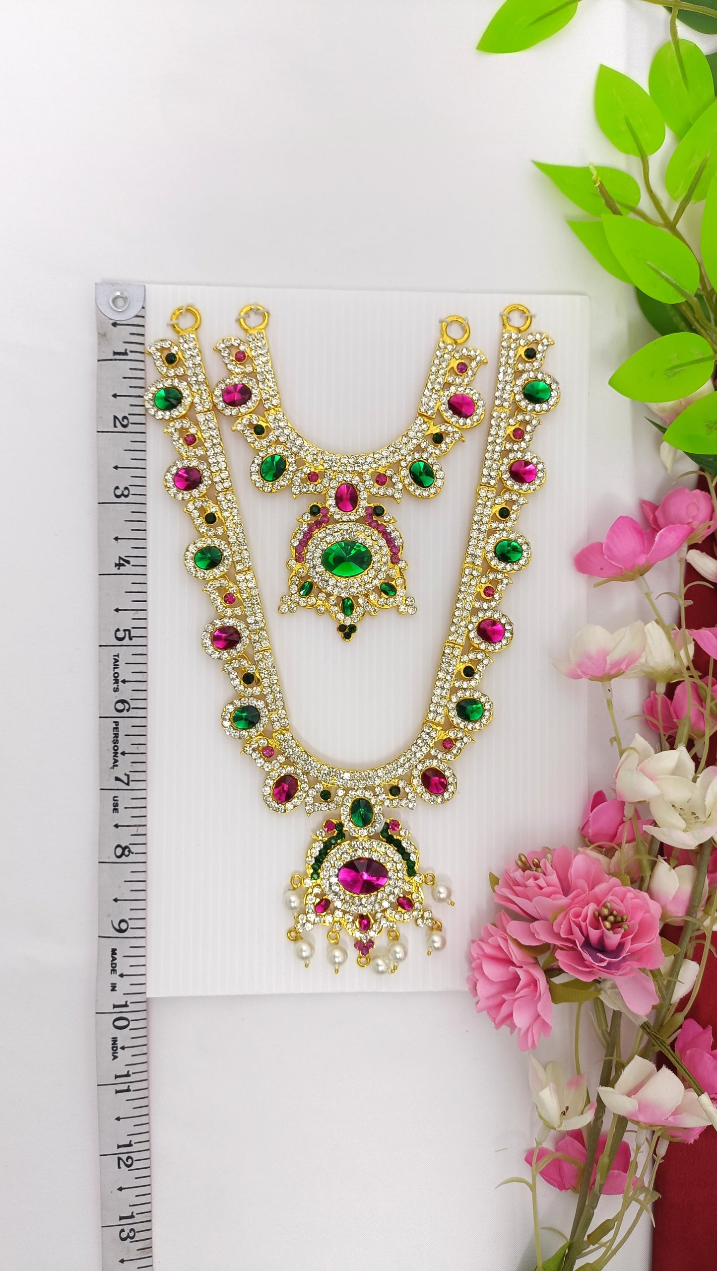 Goddess Lakshmi Traditional 10.inch Necklace from Jewel9Collections