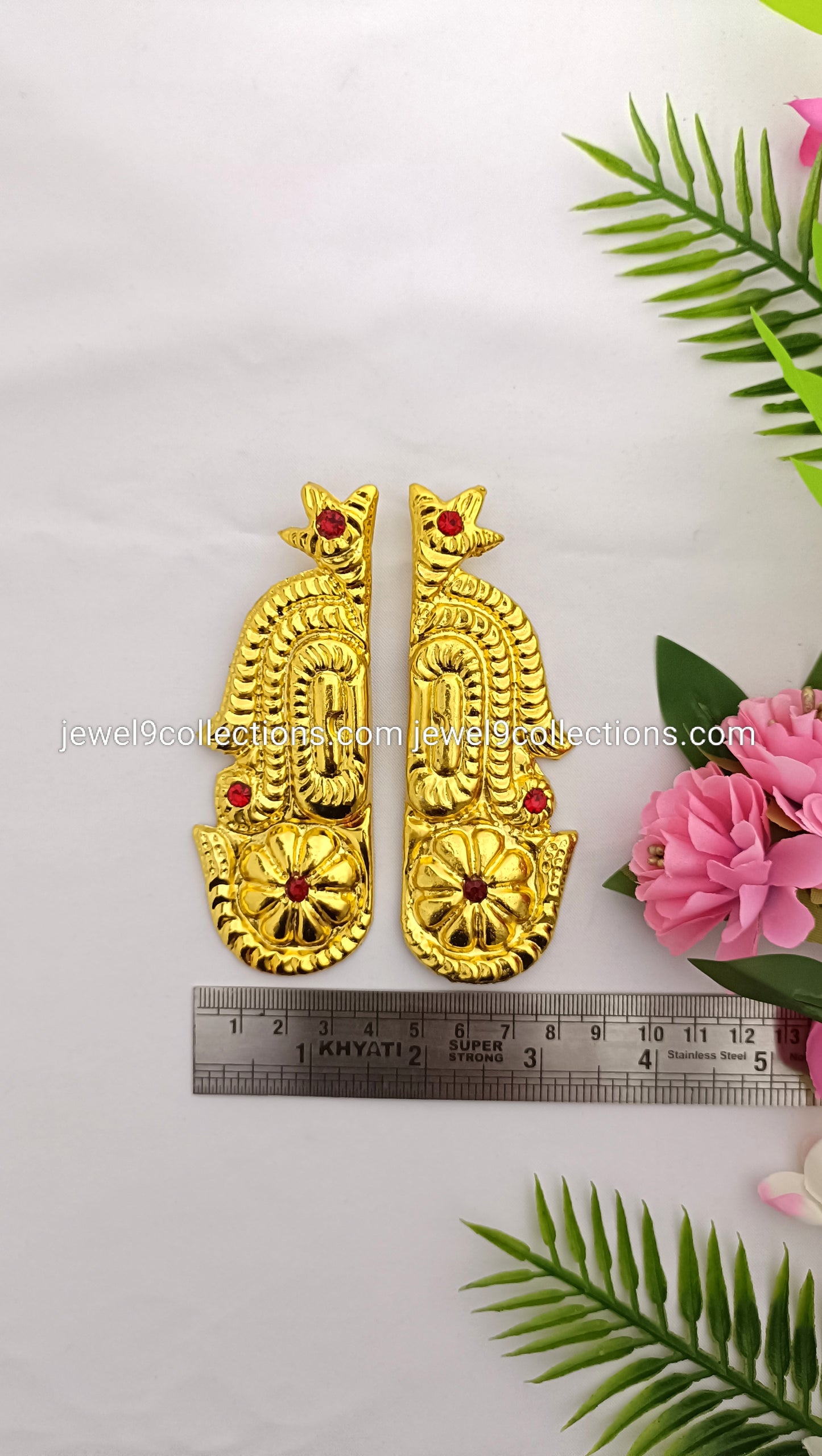 Amman Karna Pathakam - Earrings Gold Plated