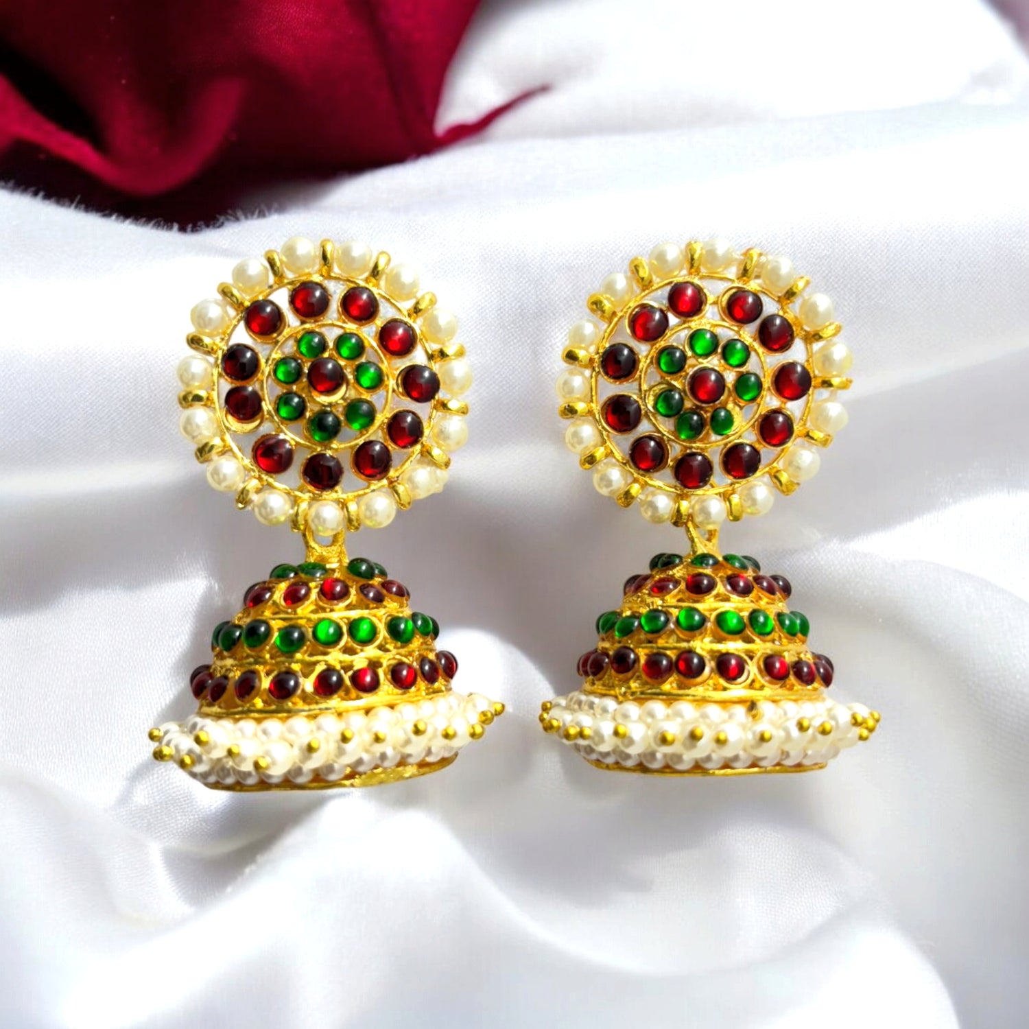 Bharatanatyam Earring And Jhumka