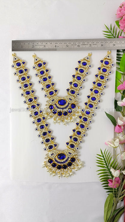Blue Stoned divine necklace for deity