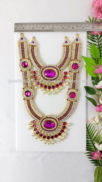 Elegant touched long goddess necklace