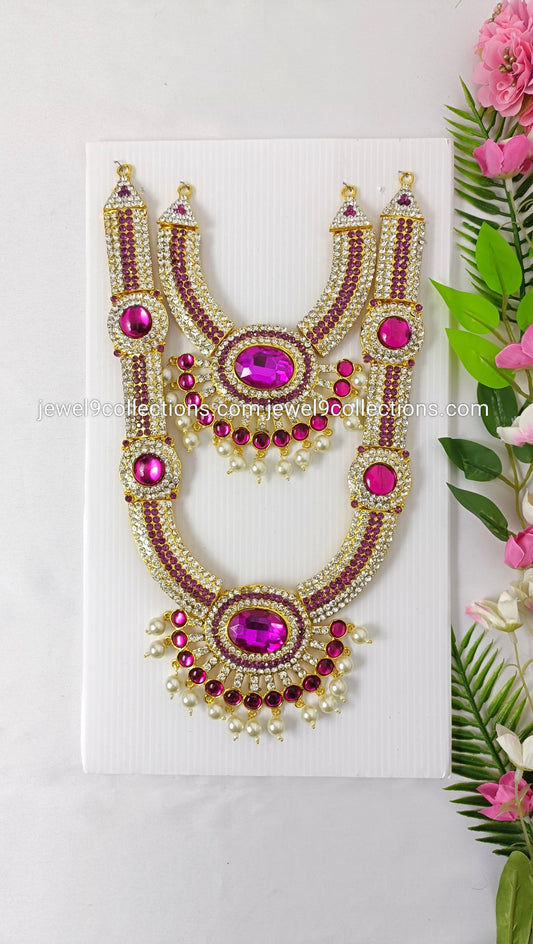 Elegant touched long goddess necklace