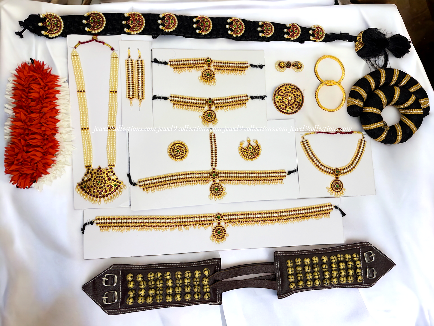 Buy Bharatanatyam Classical Dance Jewellery Full Set Jewel9Collections