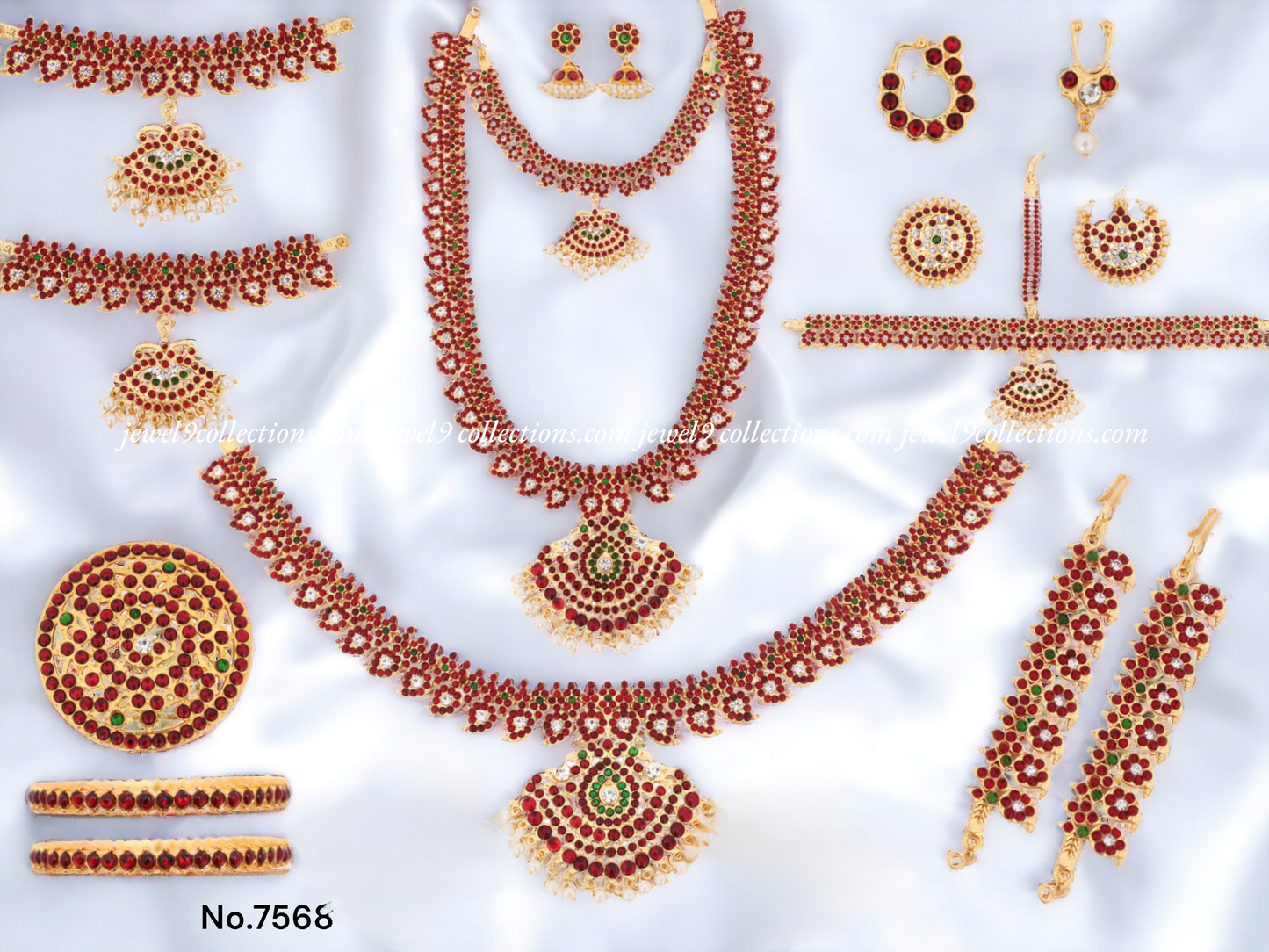 Indian classical Bharatanatyam Dance Set - Jewel9Collections