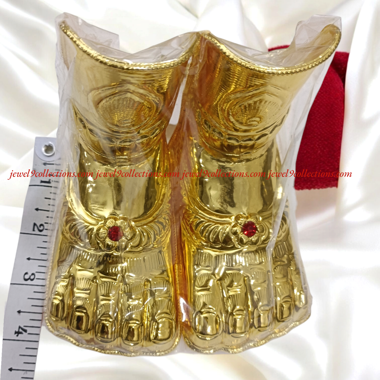 Gold Plated Big Size  Hastam Padam for God and Godess