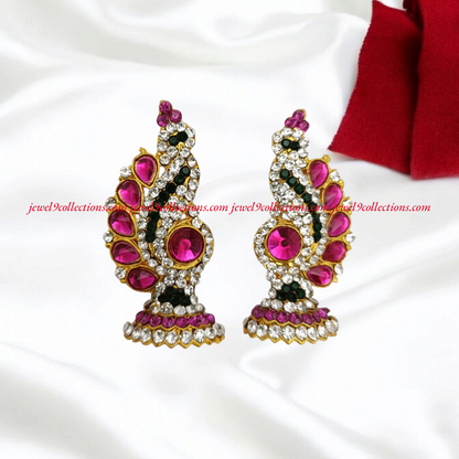 Divine God And Goddess Stone Earrings