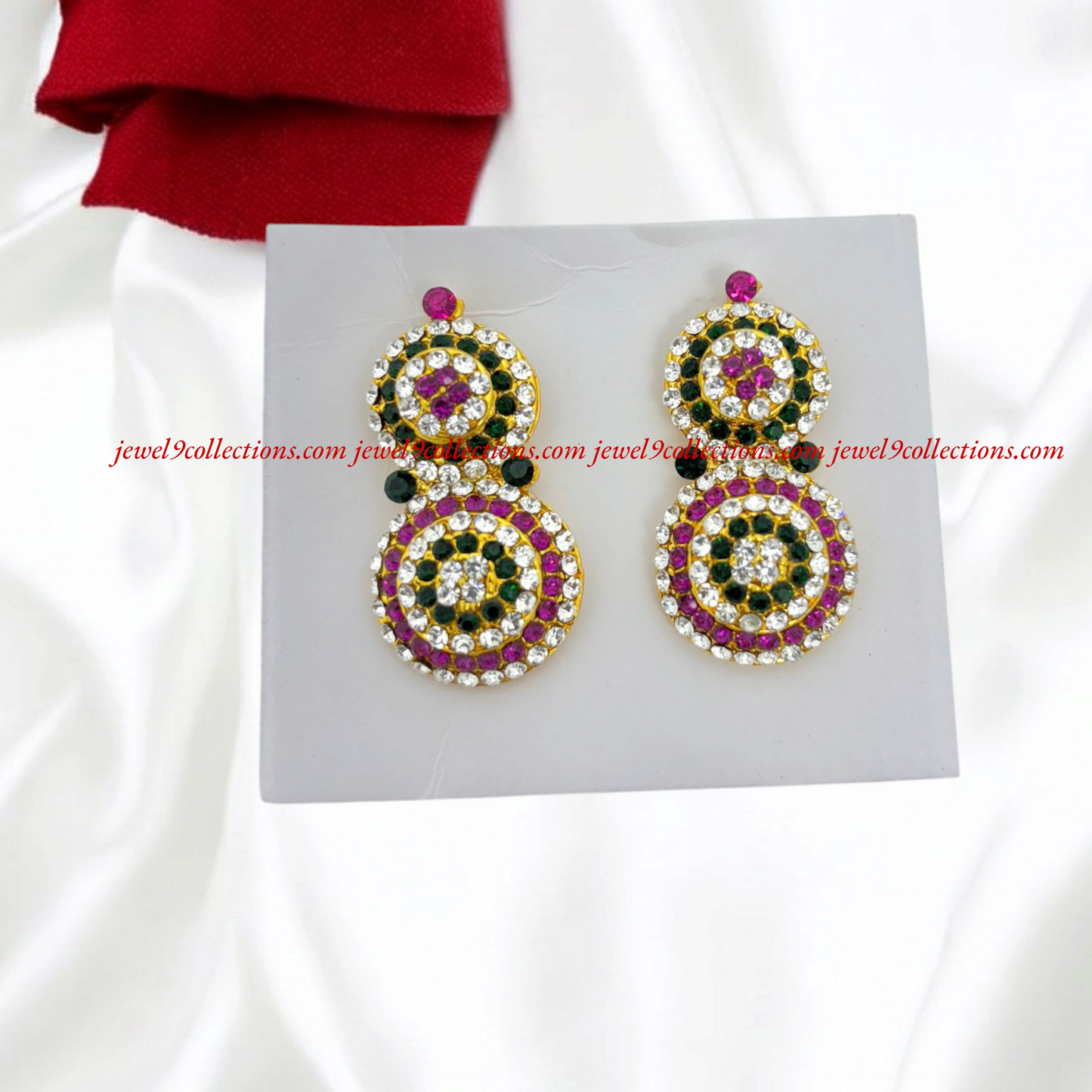 Swamy Alangaram Earrings Jewellery For Deity