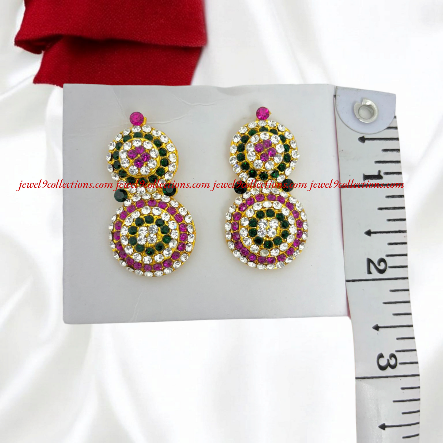 Swamy Alangaram Earrings Jewellery For Deity