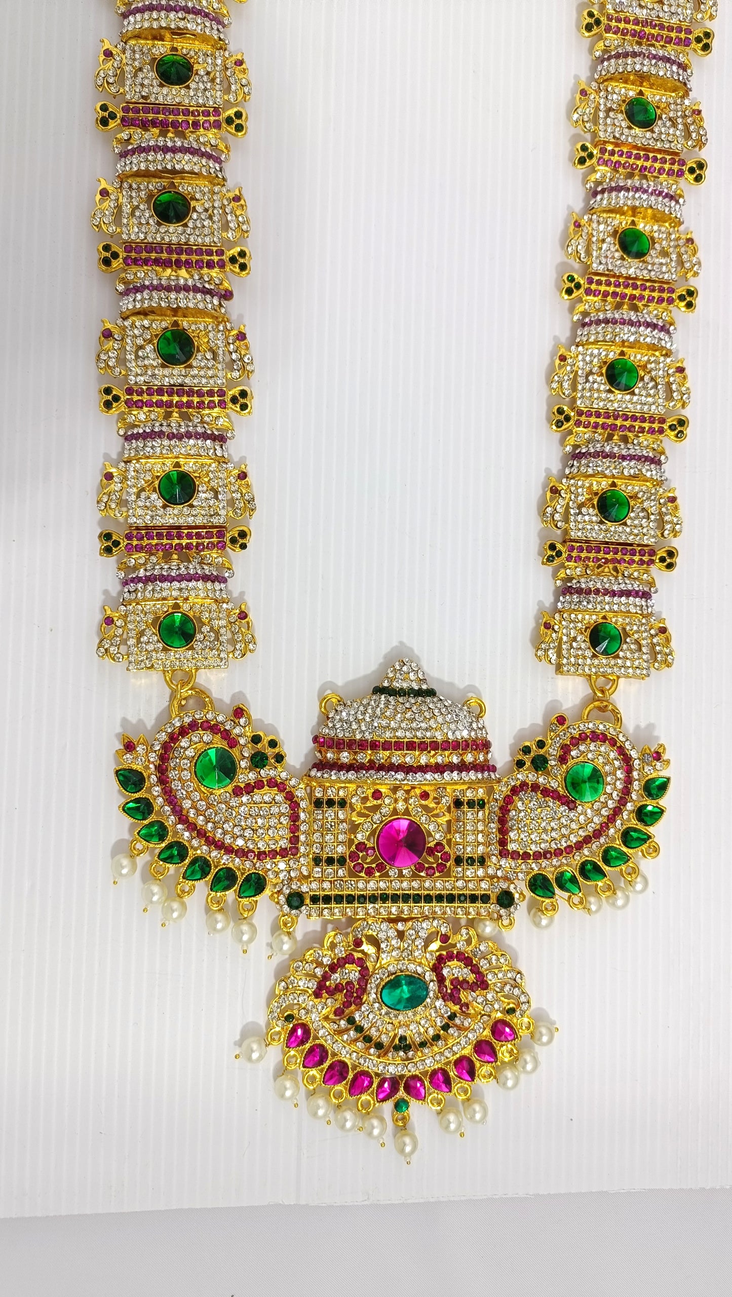 Divine Goddess Lakshmi Stones Necklace