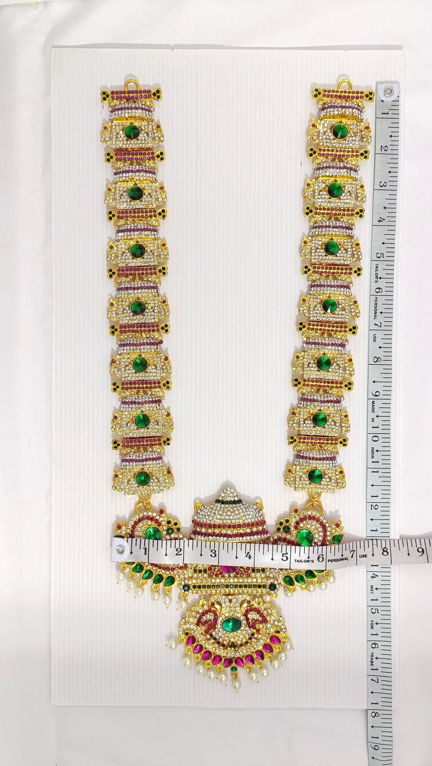 Divine Goddess Lakshmi Stones Necklace
