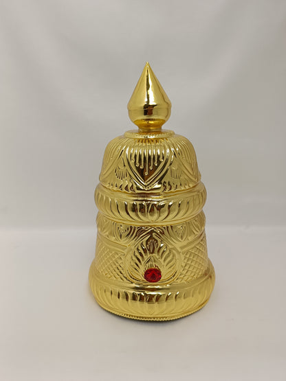 South Indian God Goddess Mukut 4 inch h * 7 inch Full Round