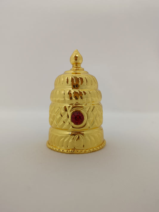 South Indian God Goddess Mukut 1.7 inch h * 3 inch Full Round