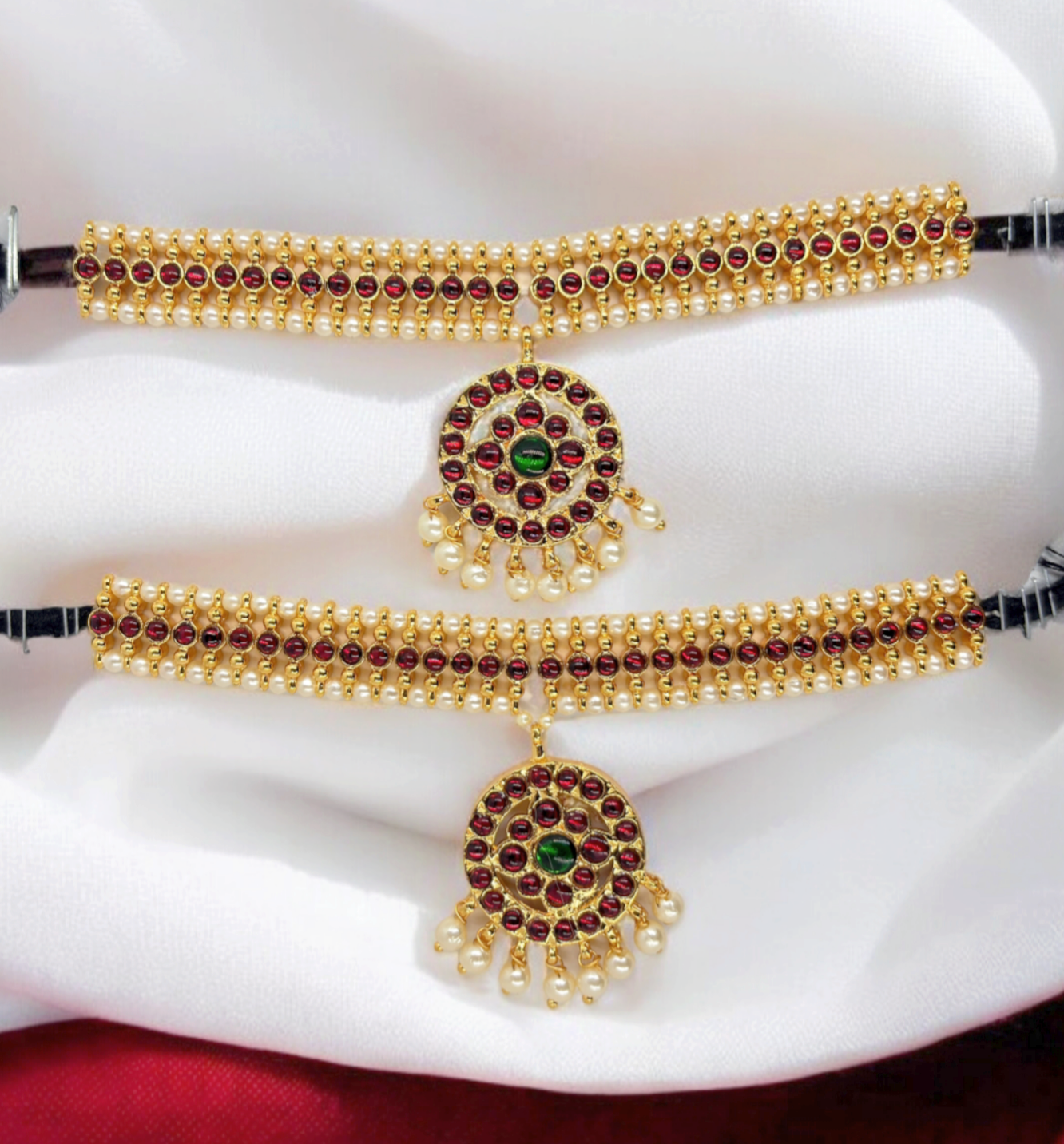 Bharatanatyam Pearls BajuBand