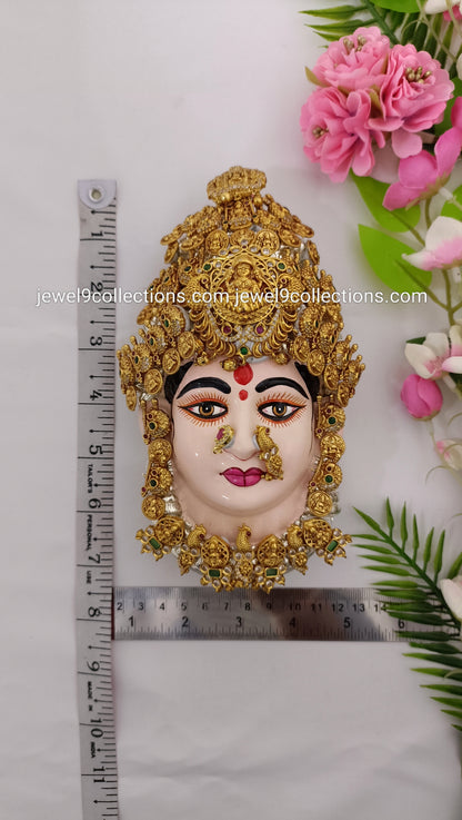 Devi VaraLakshmi golden Face