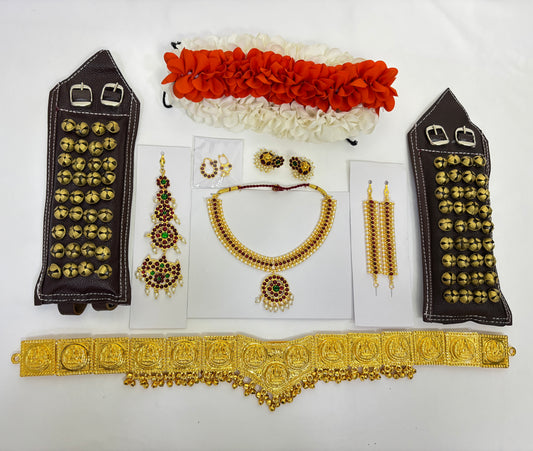 Traditional Indian Bharatanatyam Dance Jewelry