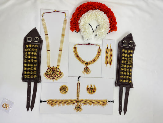 Kuchipudi Dance set Sparkling Bharatanatyam Dance Jewellery